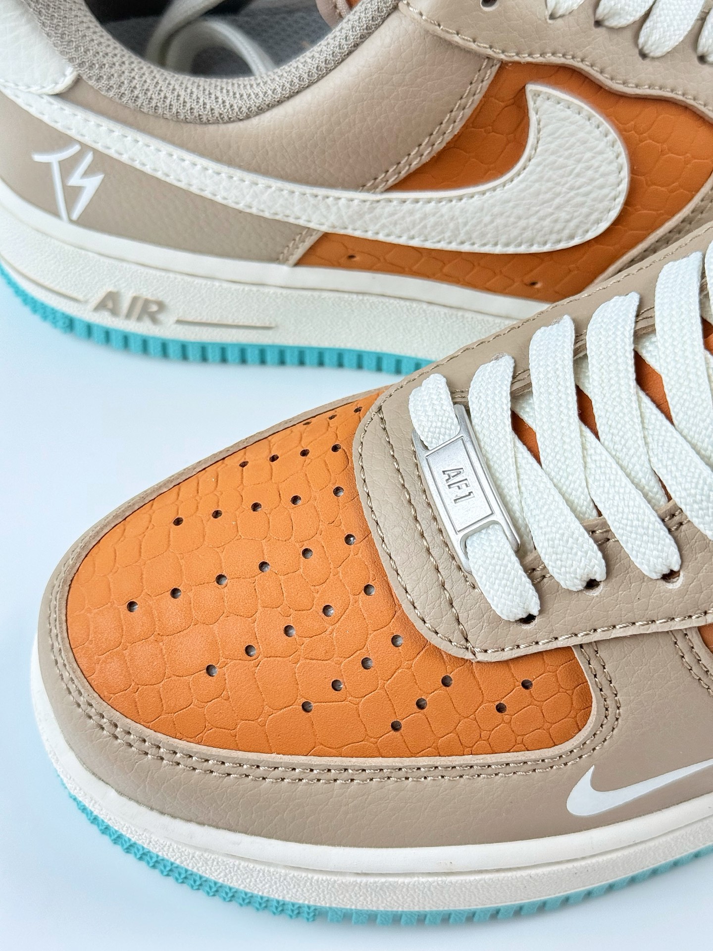 260 Nike Air Force 1 Low 07 棕橙白 LW9279-006
