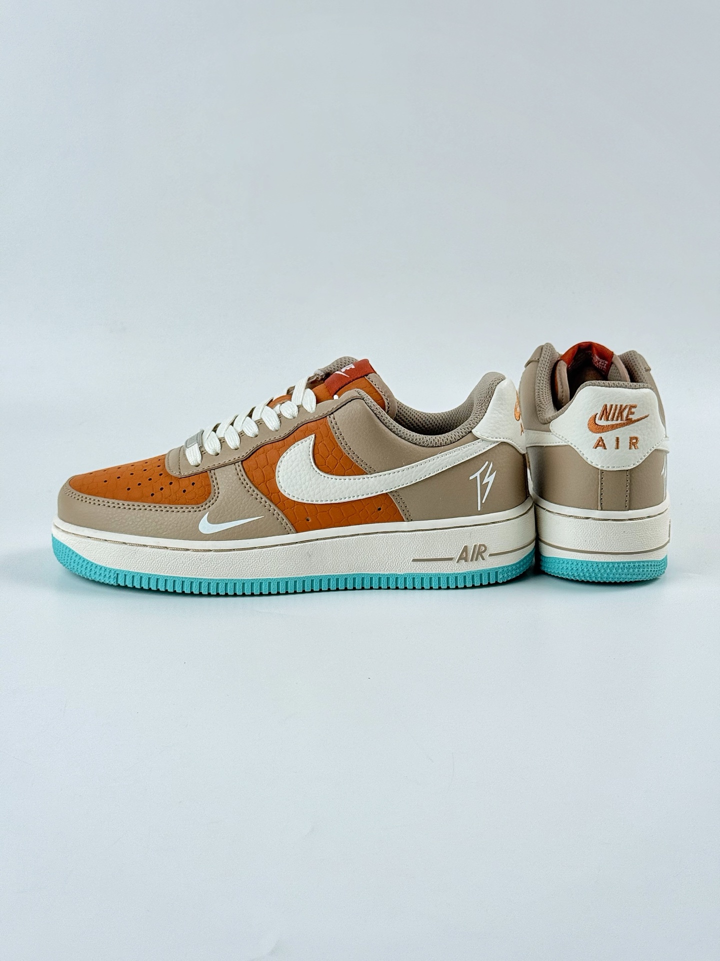 260 Nike Air Force 1 Low 07 棕橙白 LW9279-006
