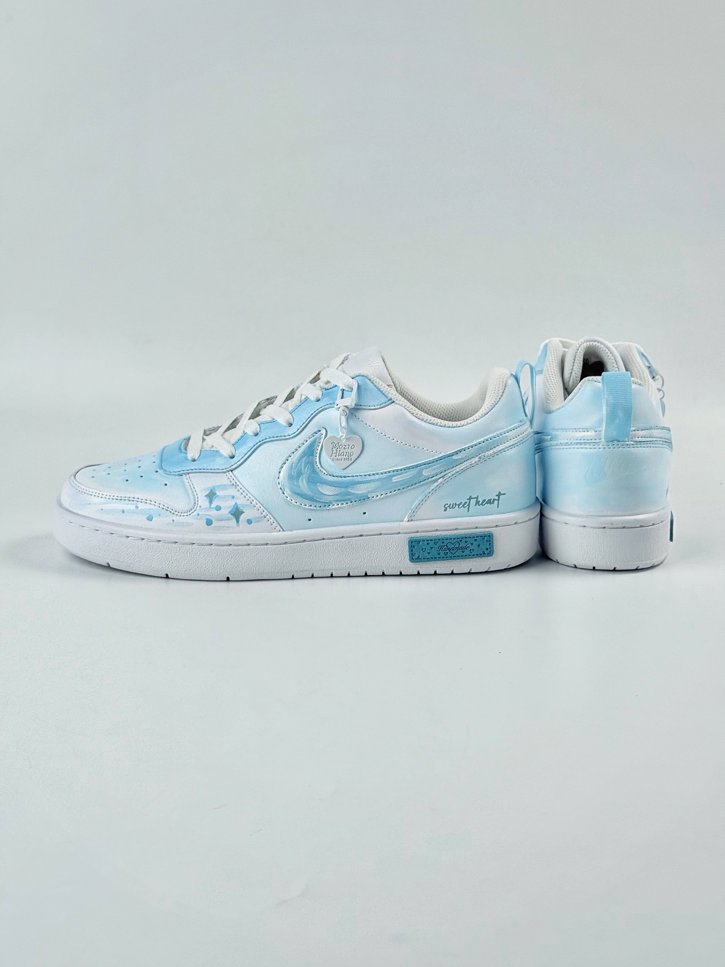 260 NIKE Court Borough Low 2 FP 白蓝 休闲运动板鞋 BQ5448-212