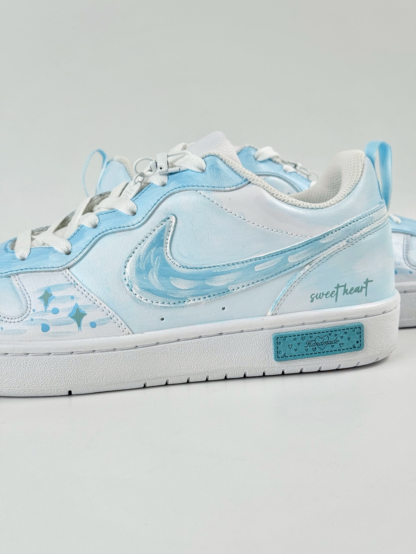 260 NIKE Court Borough Low 2 FP 白蓝 休闲运动板鞋 BQ5448-212