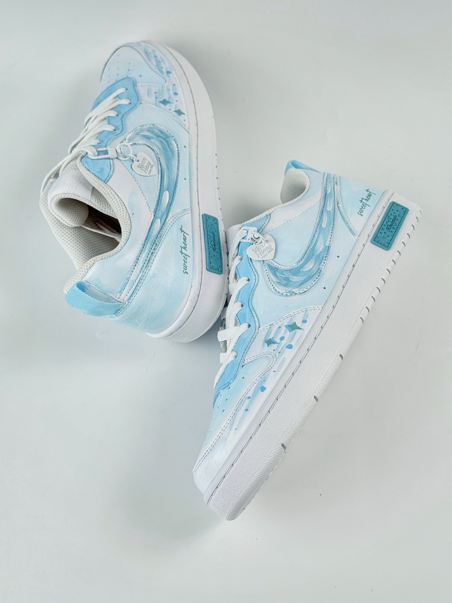 260 NIKE Court Borough Low 2 FP 白蓝 休闲运动板鞋 BQ5448-212