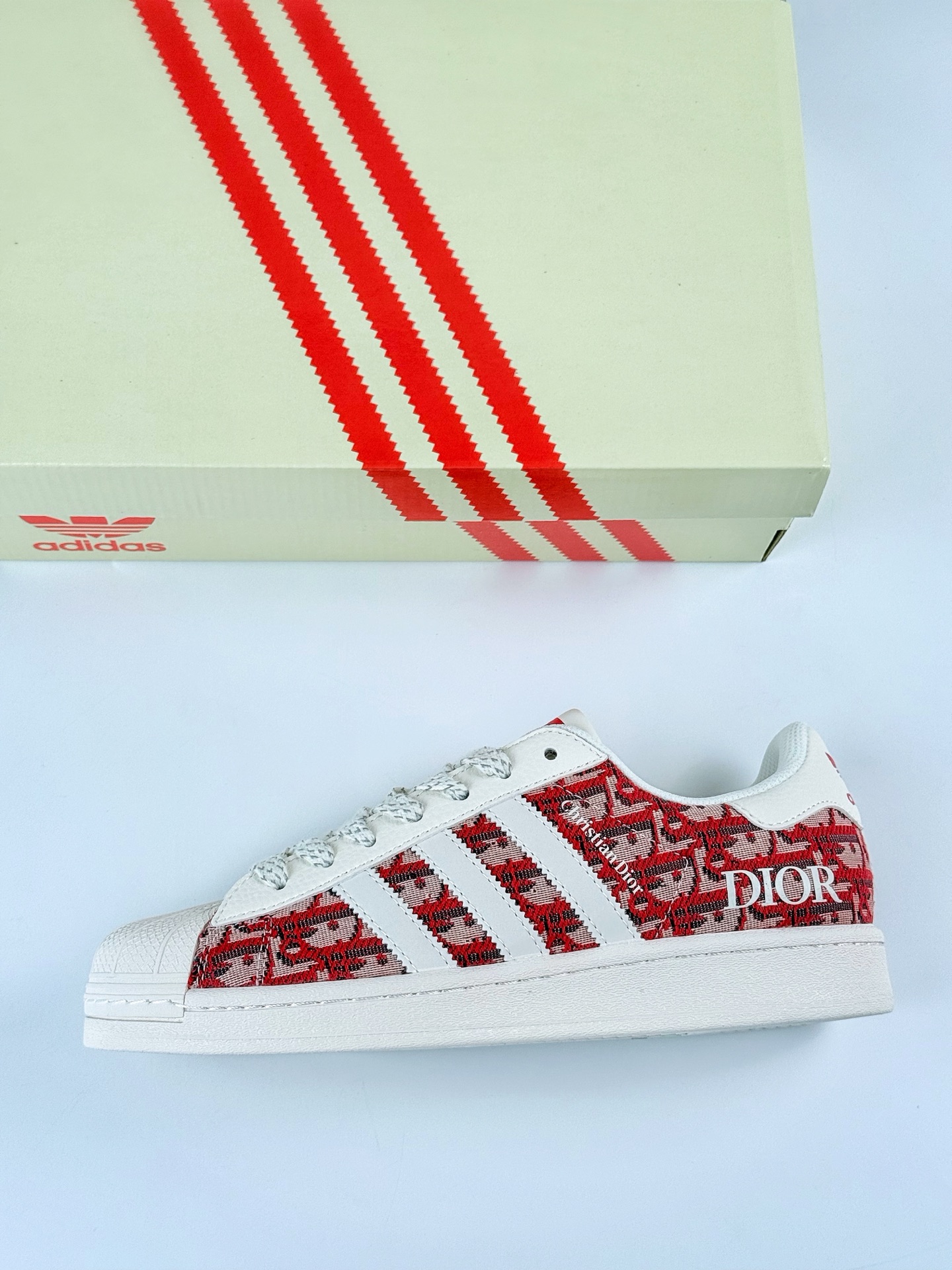 220 AD Originals Superstar x DIOR 白红满天星 JY8915