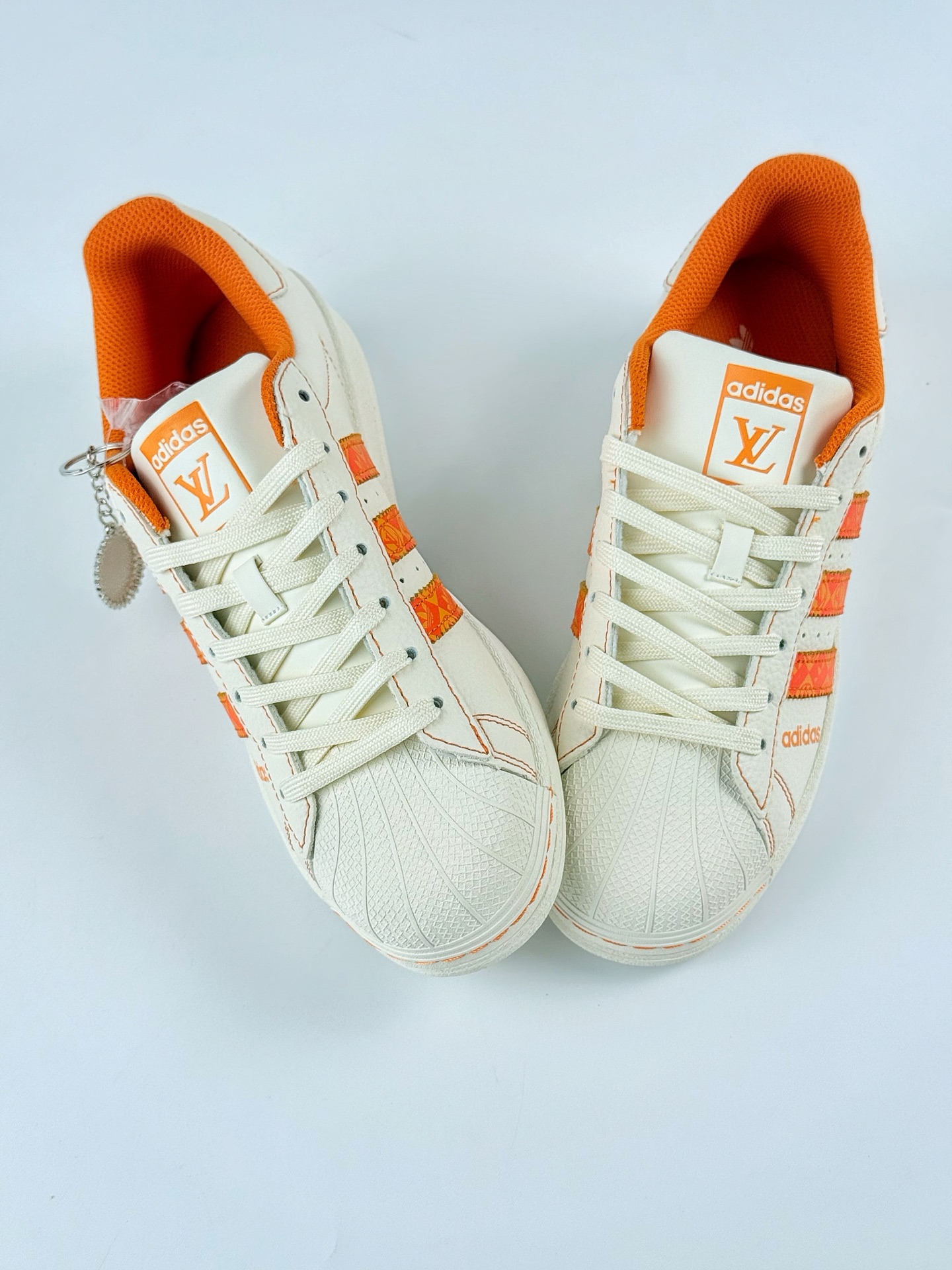 220 AD Originals Superstar x Louis Vuitton 白橙 AD0004