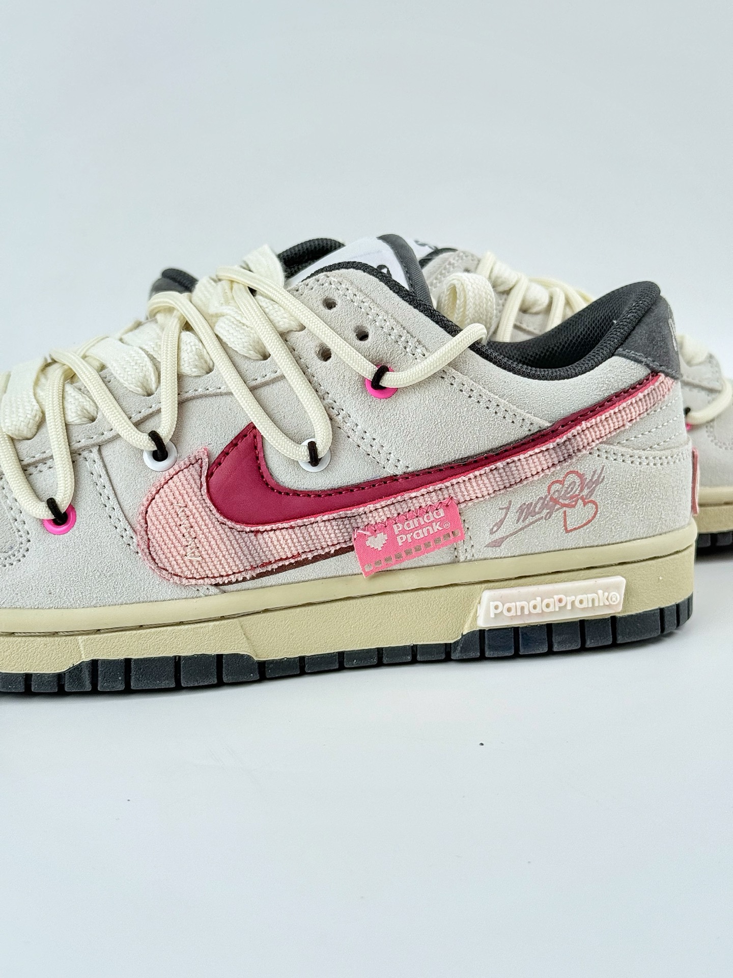 280 Nike SB Dunk Low ”Double Swoosh” 熊猫恶作剧 胶片情书 恋语 米棕红 HV1800-101