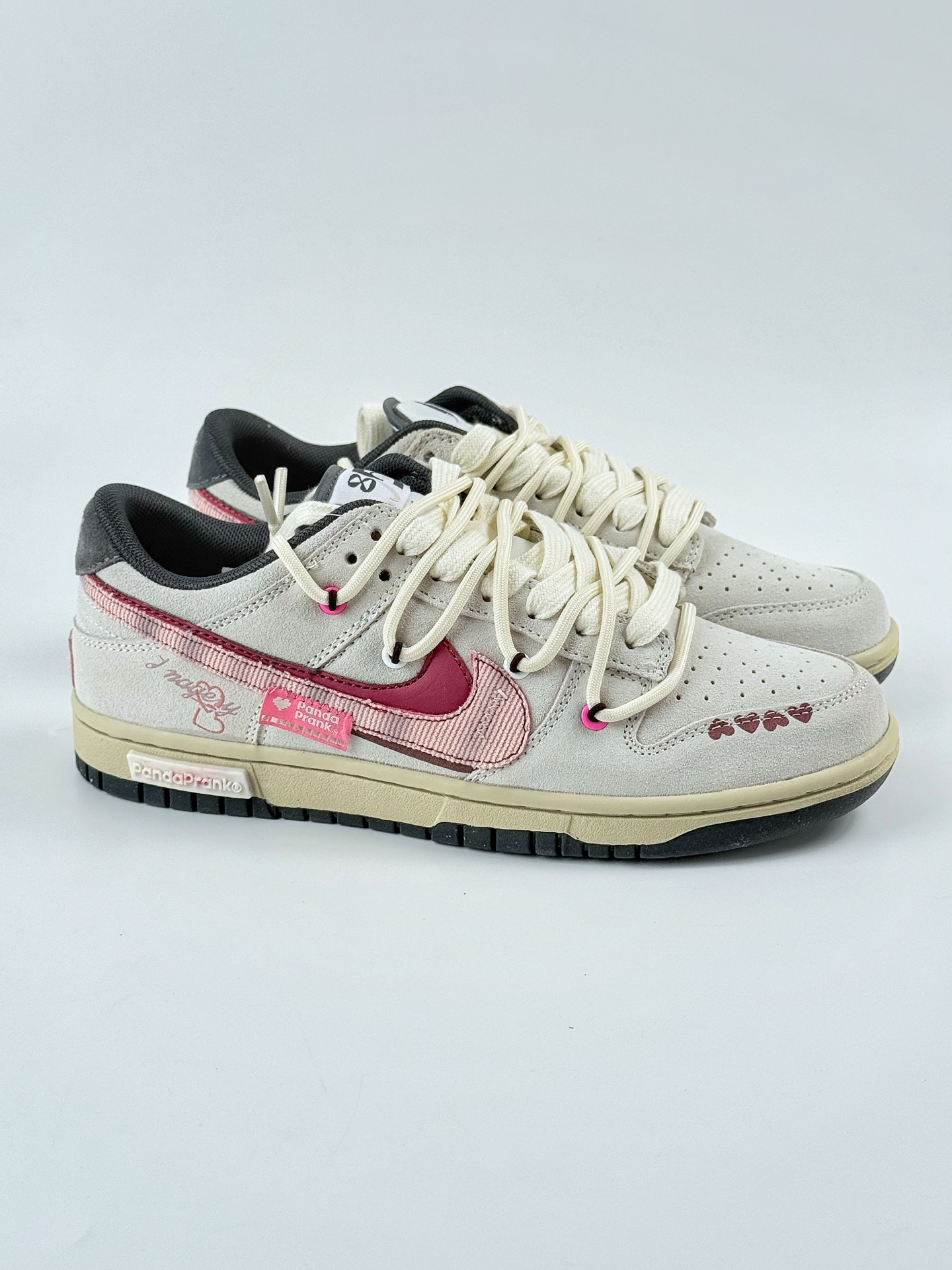 280 Nike SB Dunk Low ”Double Swoosh” 熊猫恶作剧 胶片情书 恋语 米棕红 HV1800-101