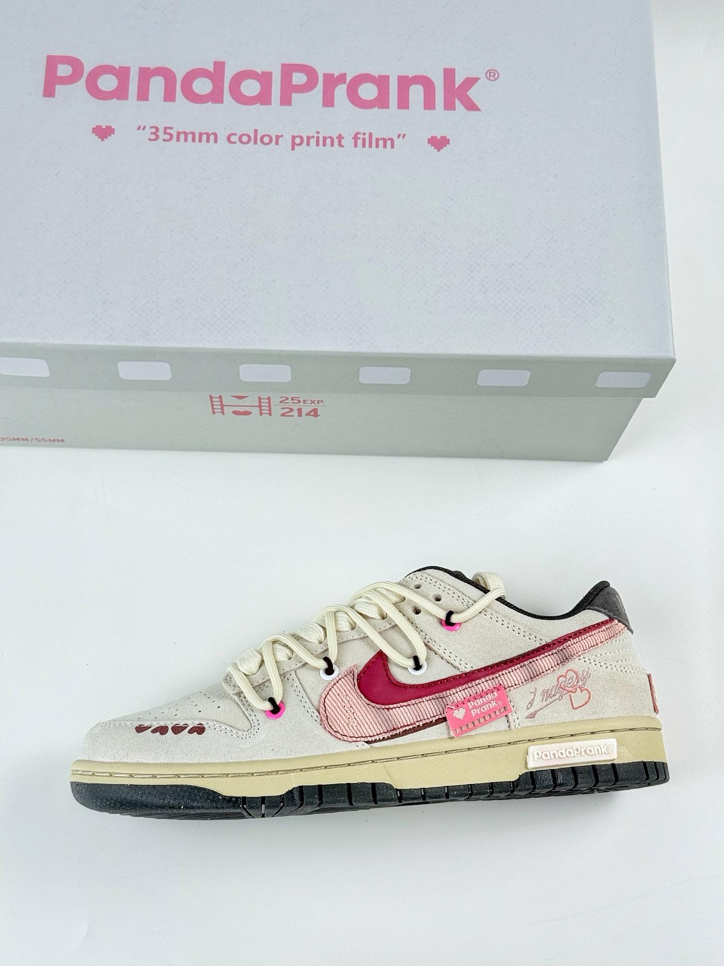 280 Nike SB Dunk Low ”Double Swoosh” 熊猫恶作剧 胶片情书 恋语 米棕红 HV1800-101