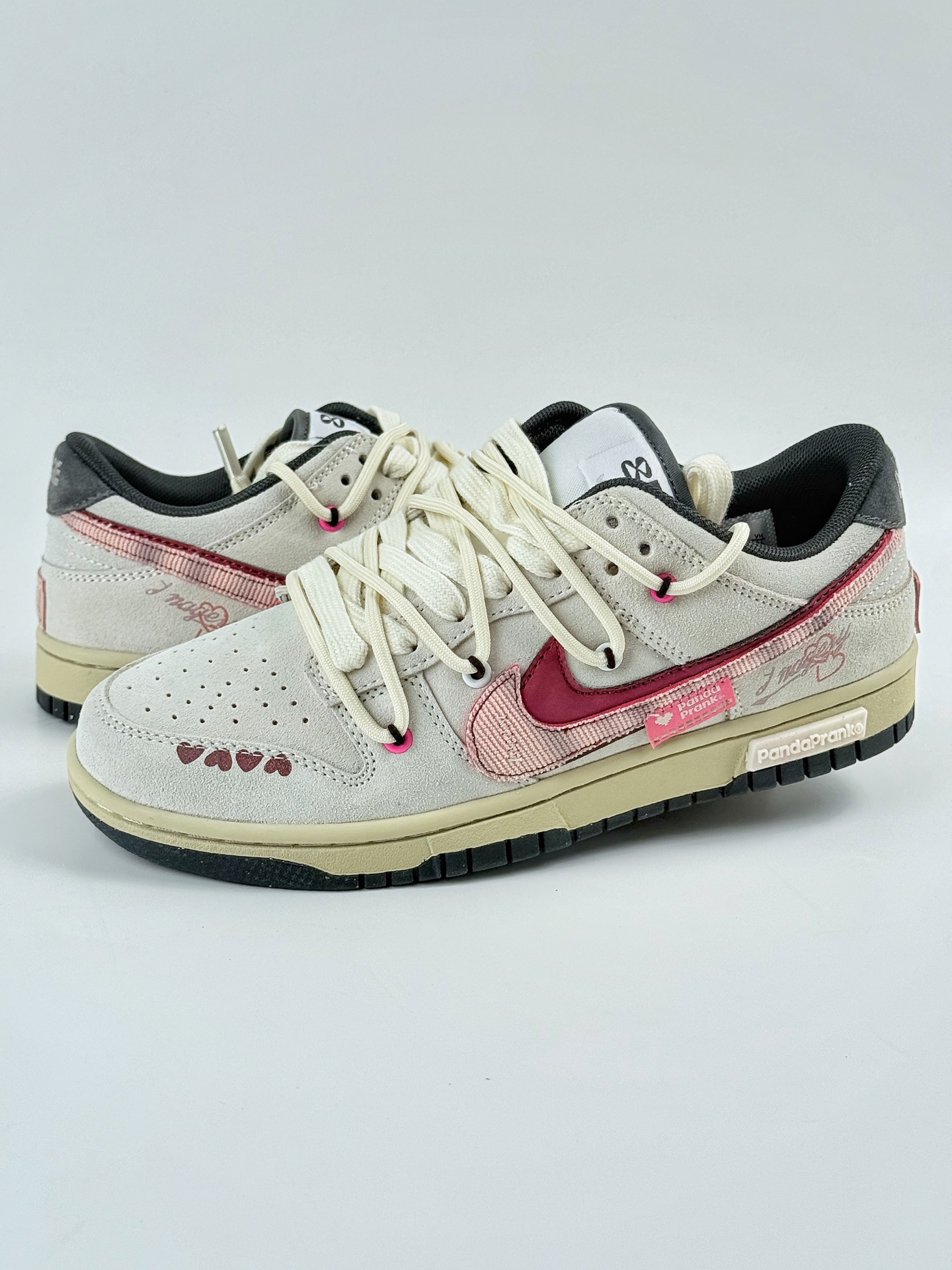 280 Nike SB Dunk Low ”Double Swoosh” 熊猫恶作剧 胶片情书 恋语 米棕红 HV1800-101