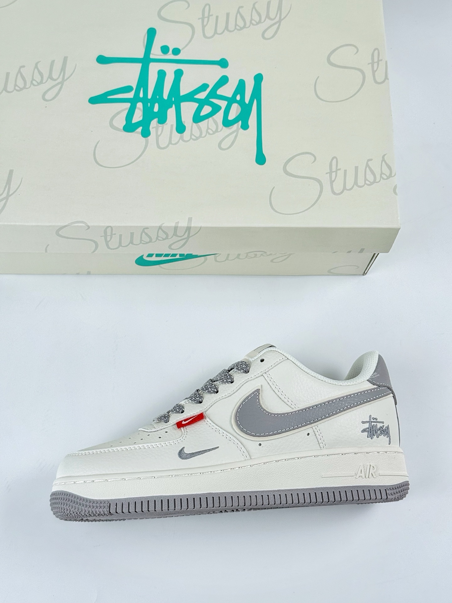 260 Nike Air Force 1 Low 07 x Stussy 白灰小钩满天星 CS5288-008