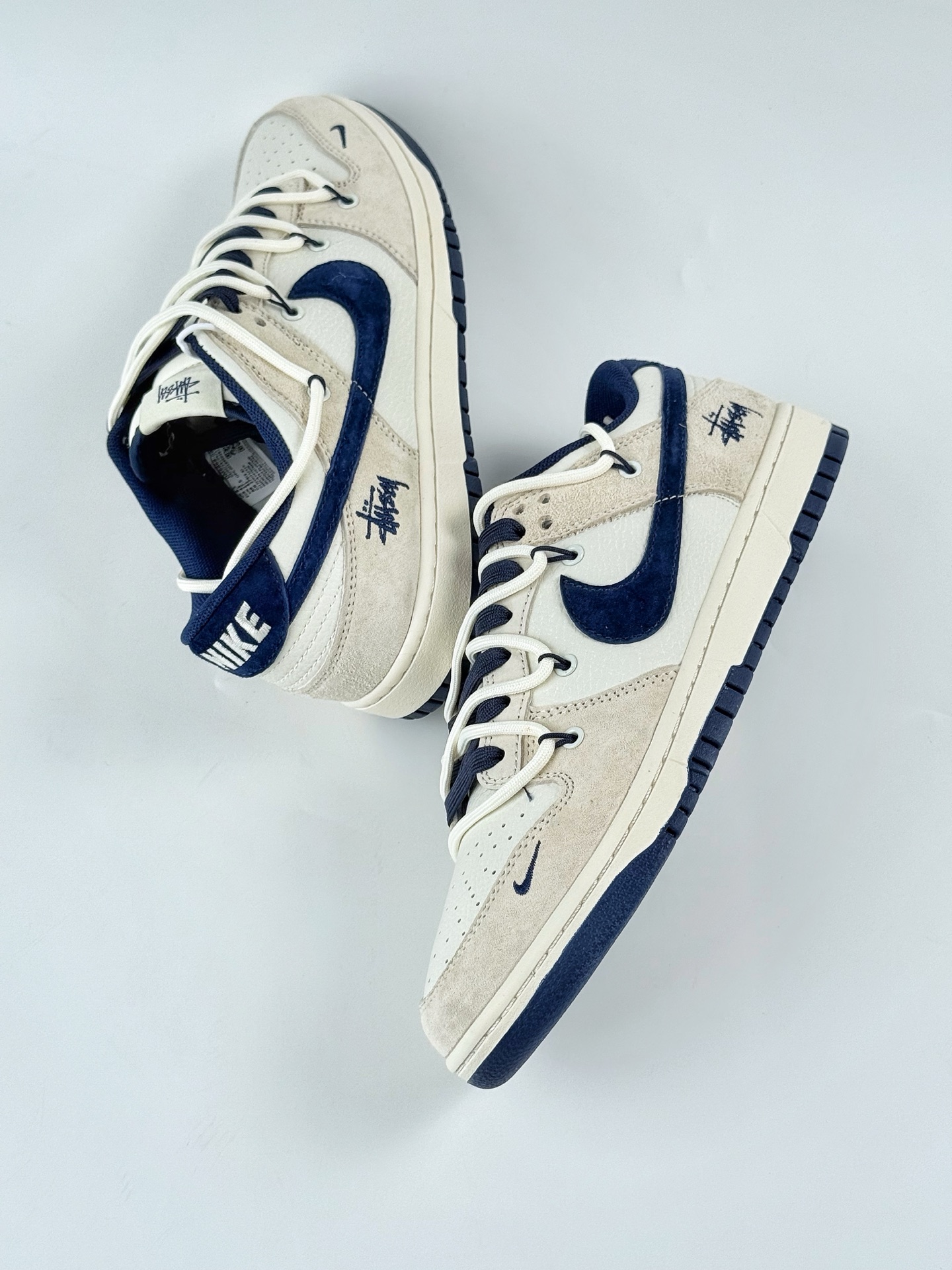 Nike SB Dunk Low x Stussy 棕白蓝小勾 DM6868-008
