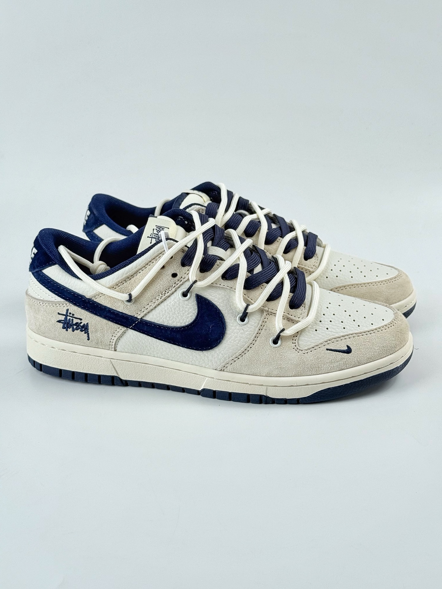 Nike SB Dunk Low x Stussy 棕白蓝小勾 DM6868-008