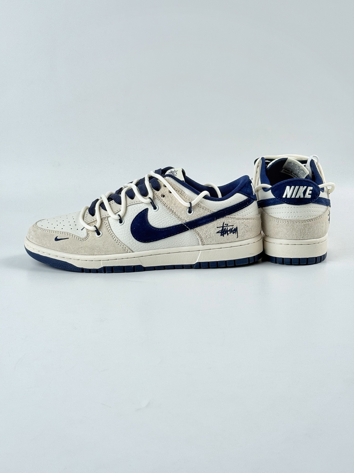 Nike SB Dunk Low x Stussy 棕白蓝小勾 DM6868-008
