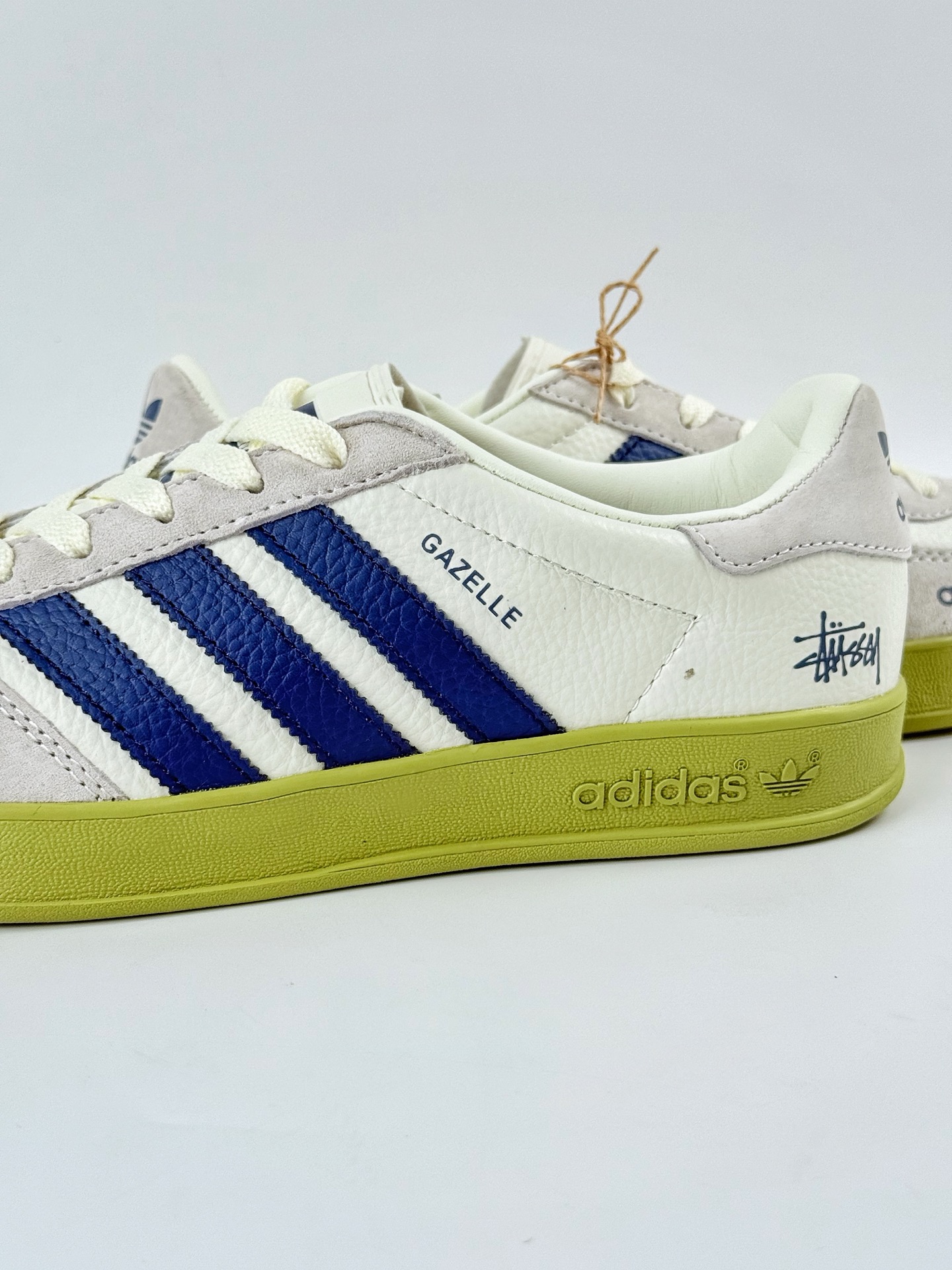 adidas Originals Gazelle INdoor x Stussy 三叶草休闲防滑耐磨低帮板鞋 DD6602