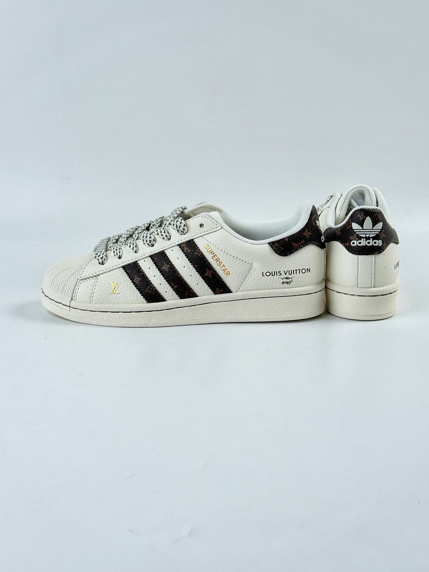AD Originals Superstar x Louis Vuitton 白棕满天星 SD6803