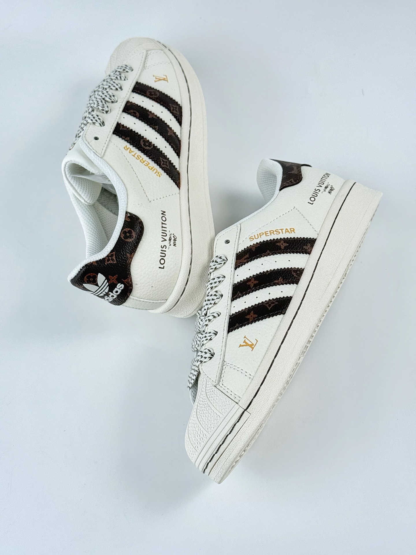 AD Originals Superstar x Louis Vuitton 白棕满天星 SD6803