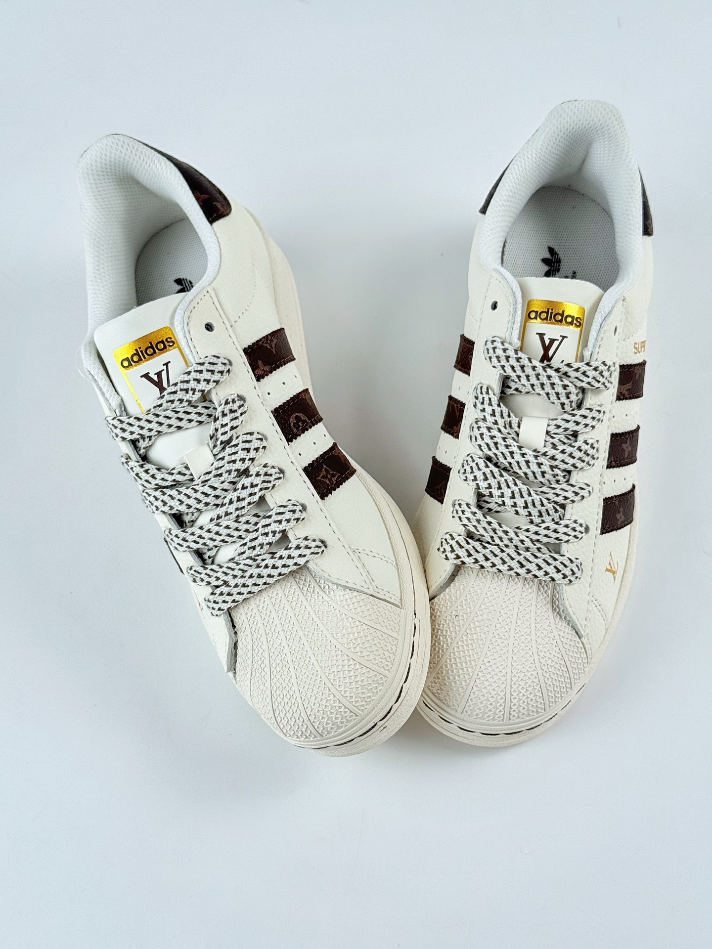 AD Originals Superstar x Louis Vuitton 白棕满天星 SD6803