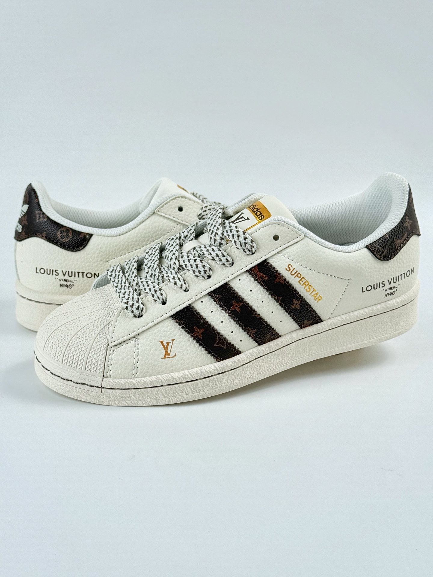 AD Originals Superstar x Louis Vuitton 白棕满天星 SD6803