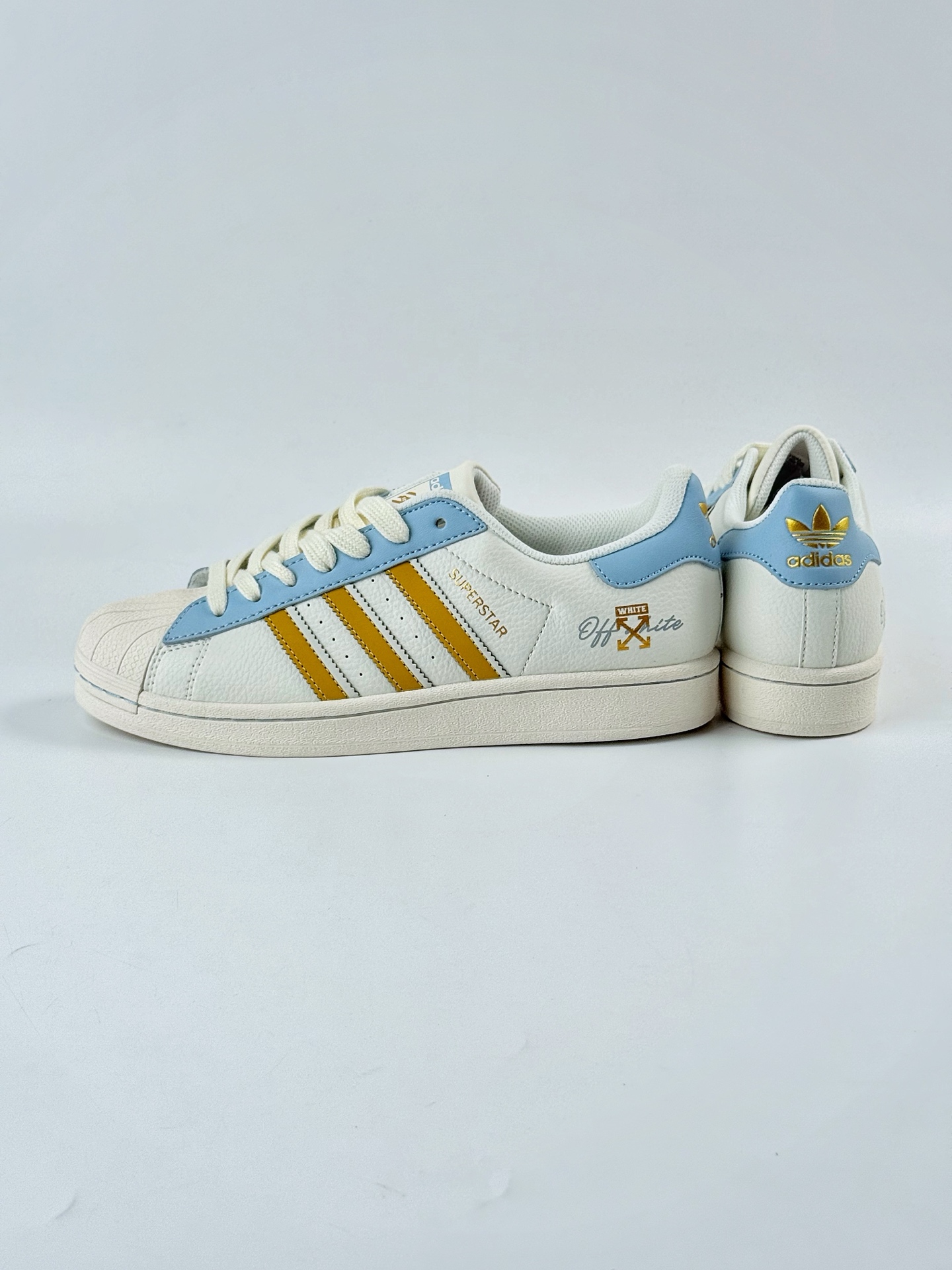 AD Originals Superstar x OFF-WHITE 白蓝黄满天星 SD6812