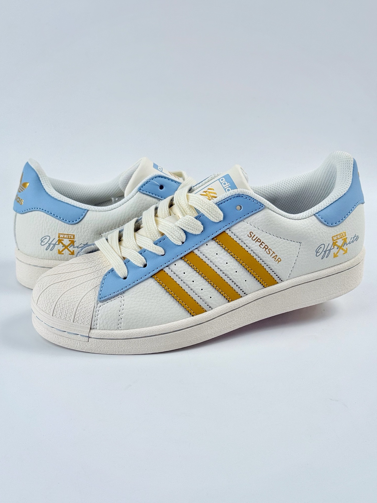 AD Originals Superstar x OFF-WHITE 白蓝黄满天星 SD6812