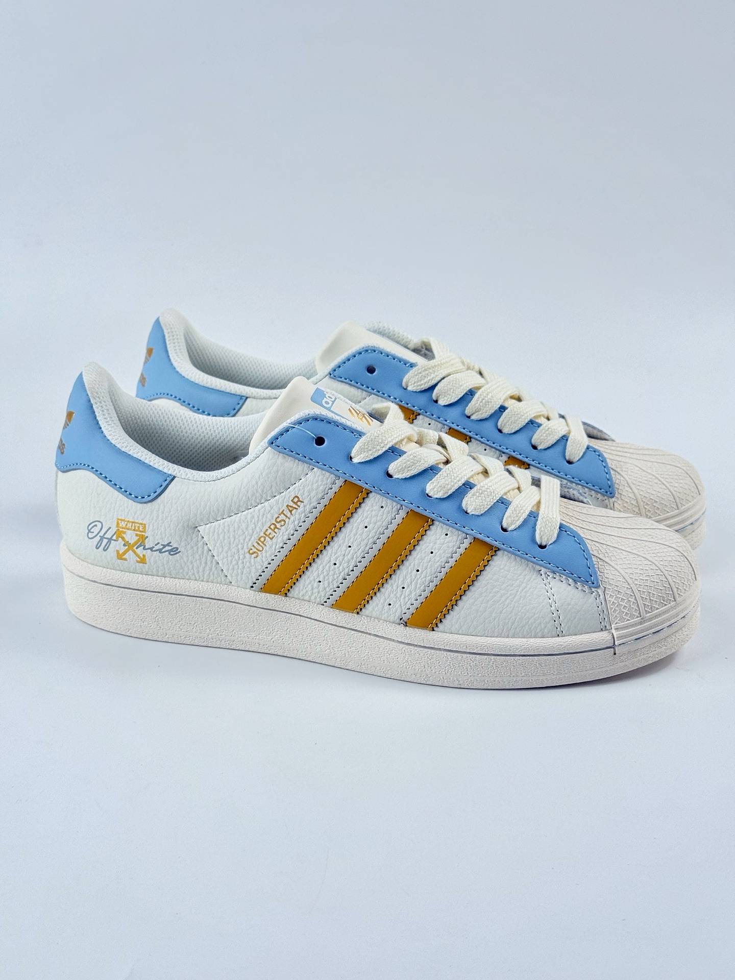 AD Originals Superstar x OFF-WHITE 白蓝黄满天星 SD6812