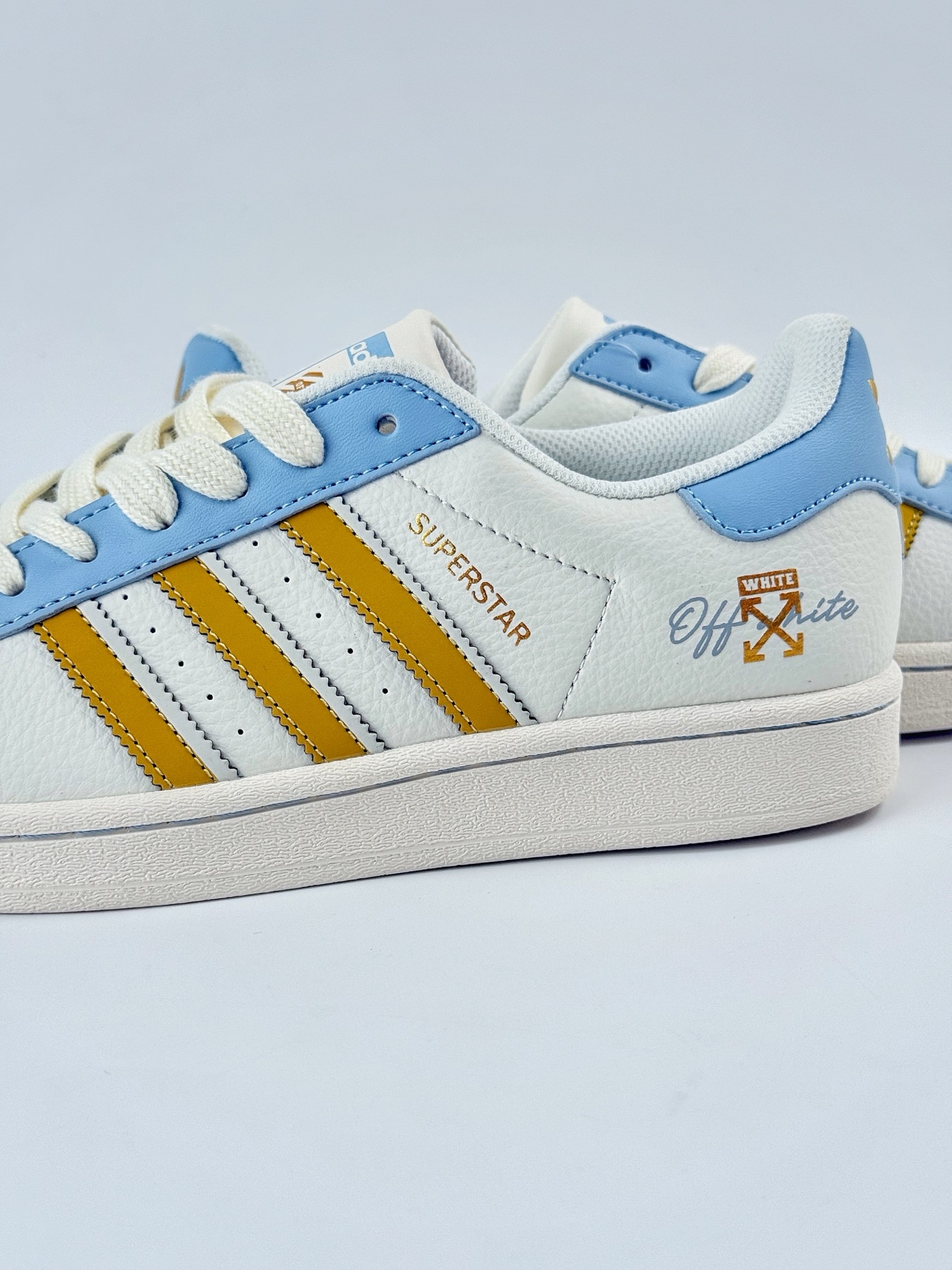 AD Originals Superstar x OFF-WHITE 白蓝黄满天星 SD6812