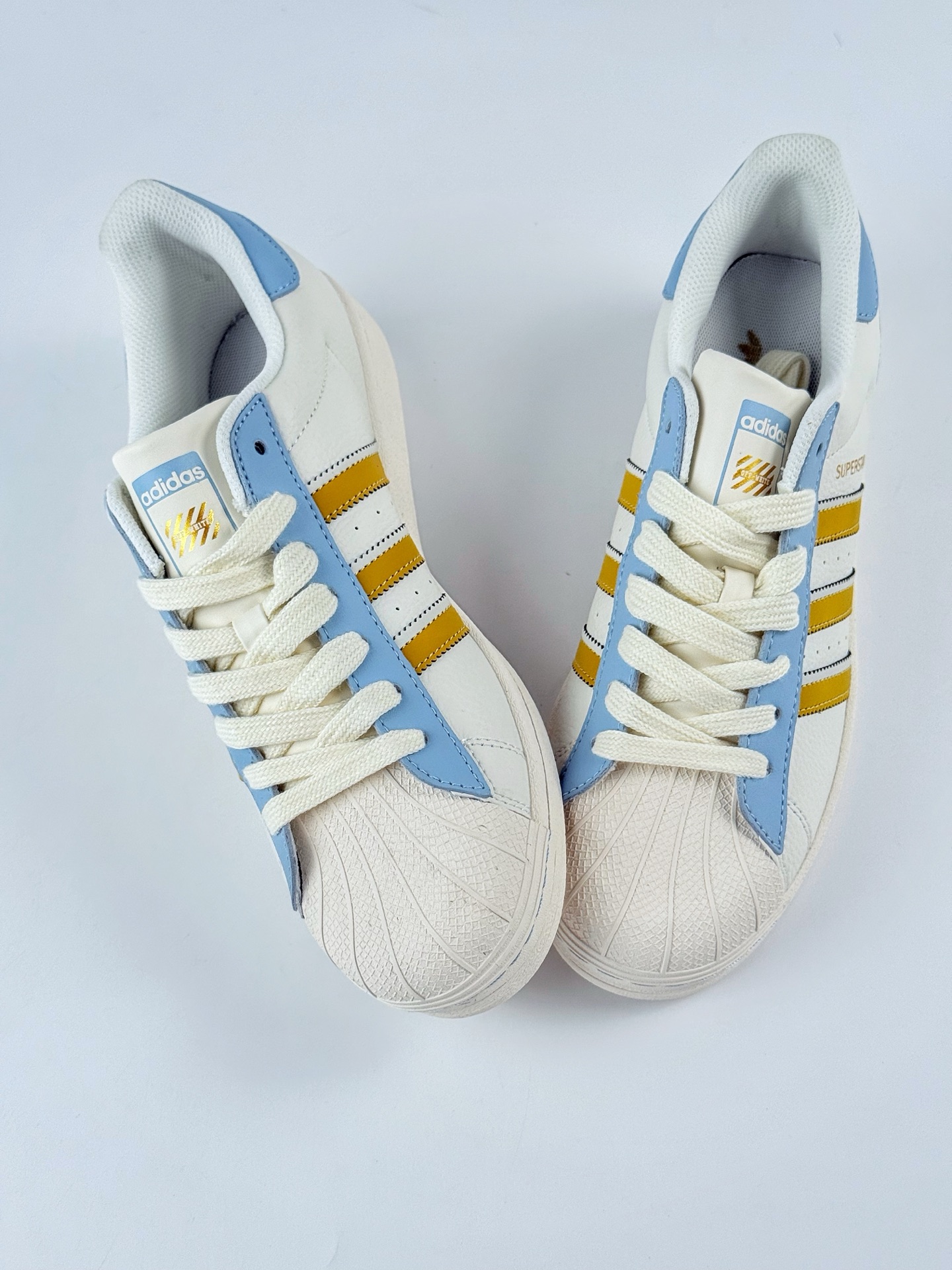 AD Originals Superstar x OFF-WHITE 白蓝黄满天星 SD6812