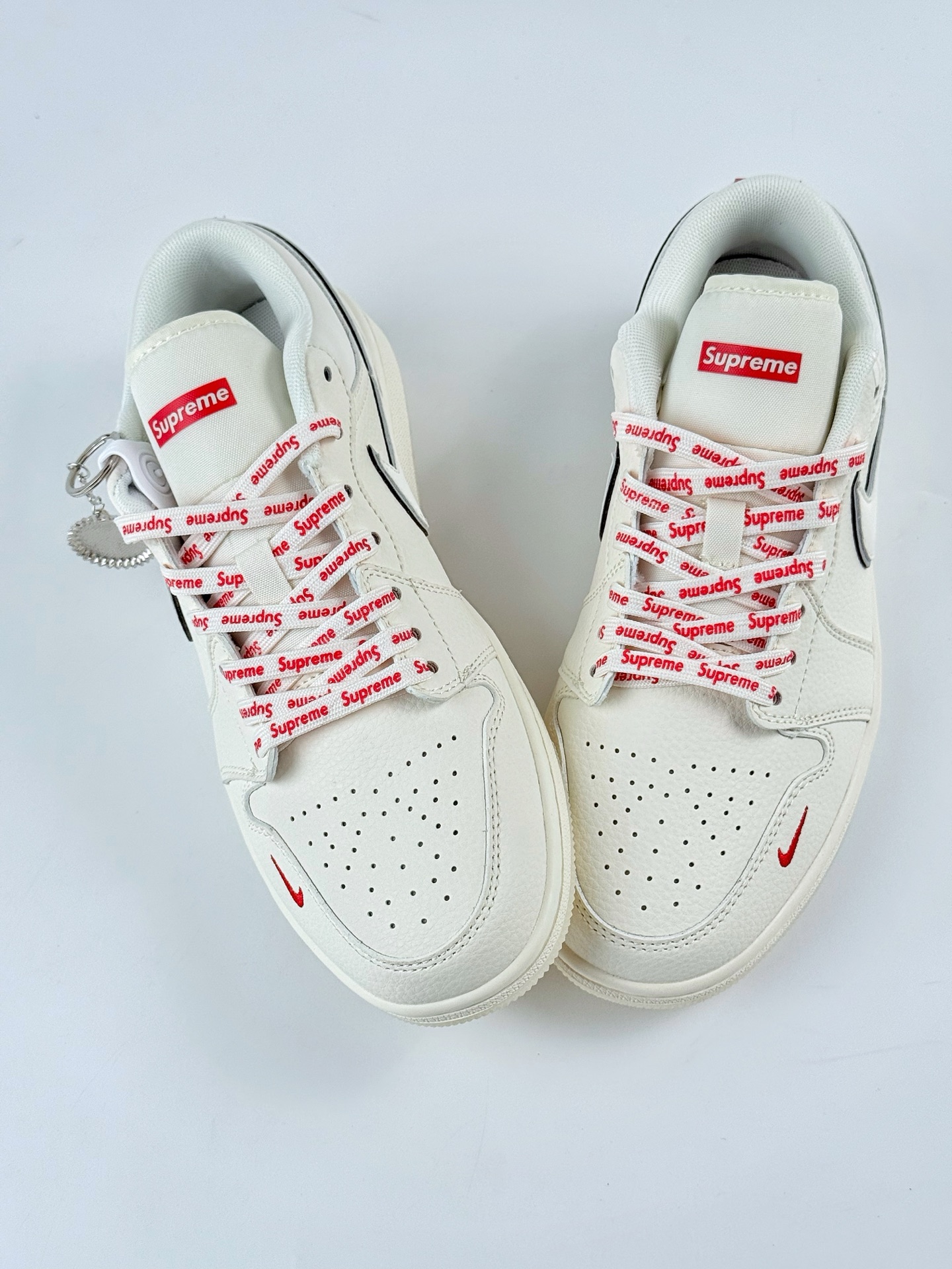 Air Jordan 1 Retro Low x superme 白红小钩 XX3168-186
