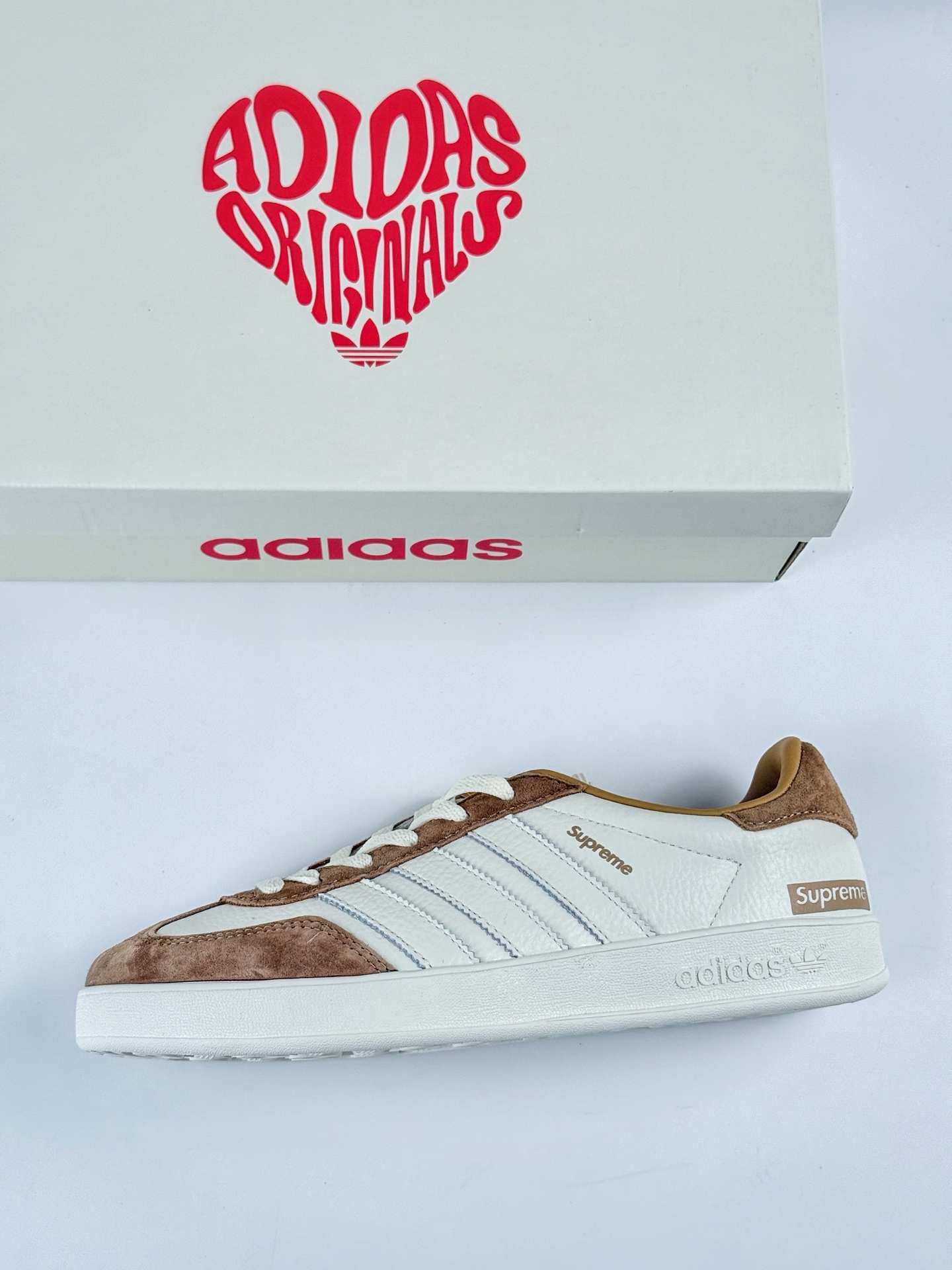 adidas Originals Gazelle INdoor x superme 三叶草休闲防滑耐磨低帮板鞋 DD6606