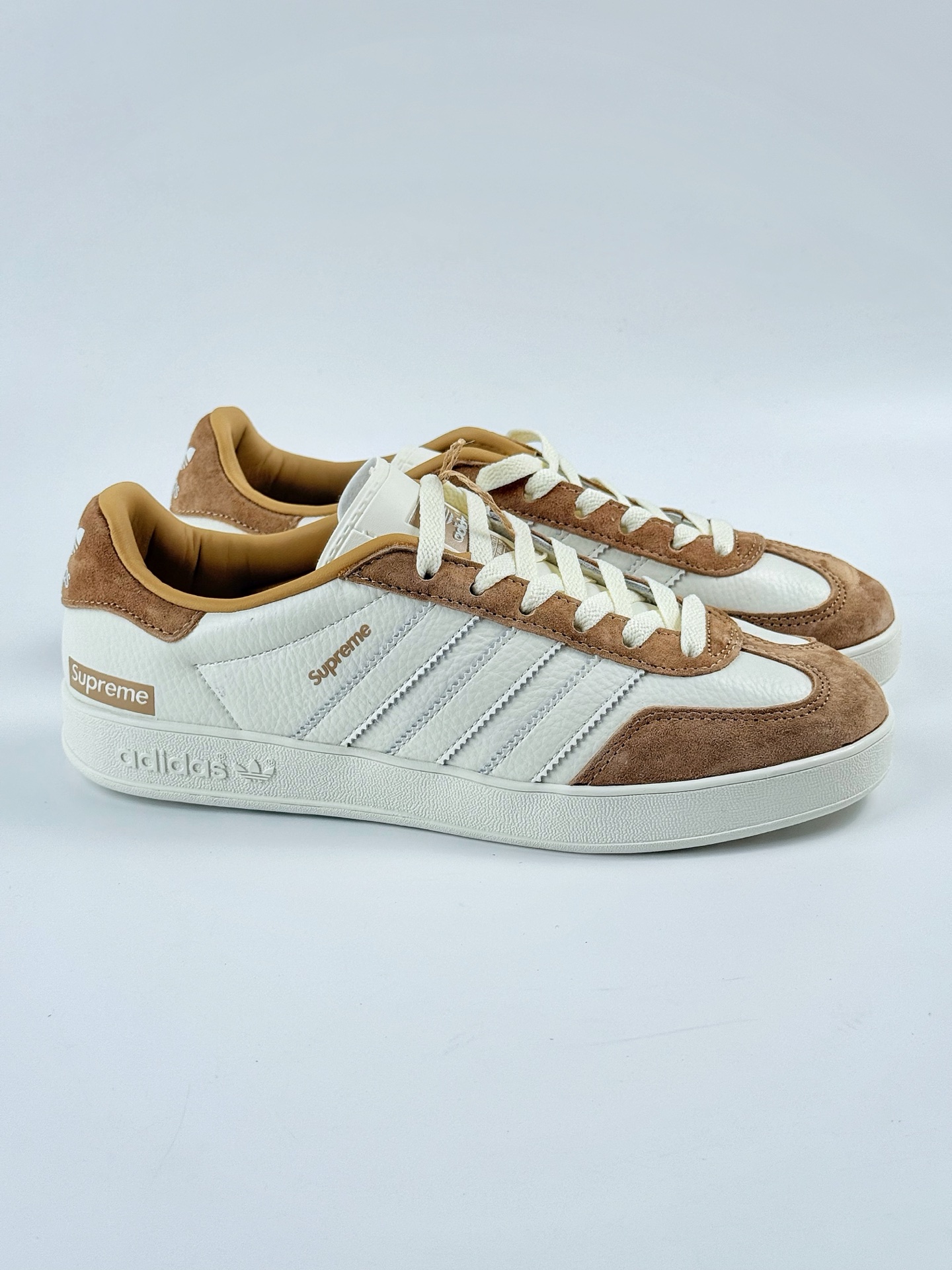 adidas Originals Gazelle INdoor x superme 三叶草休闲防滑耐磨低帮板鞋 DD6606