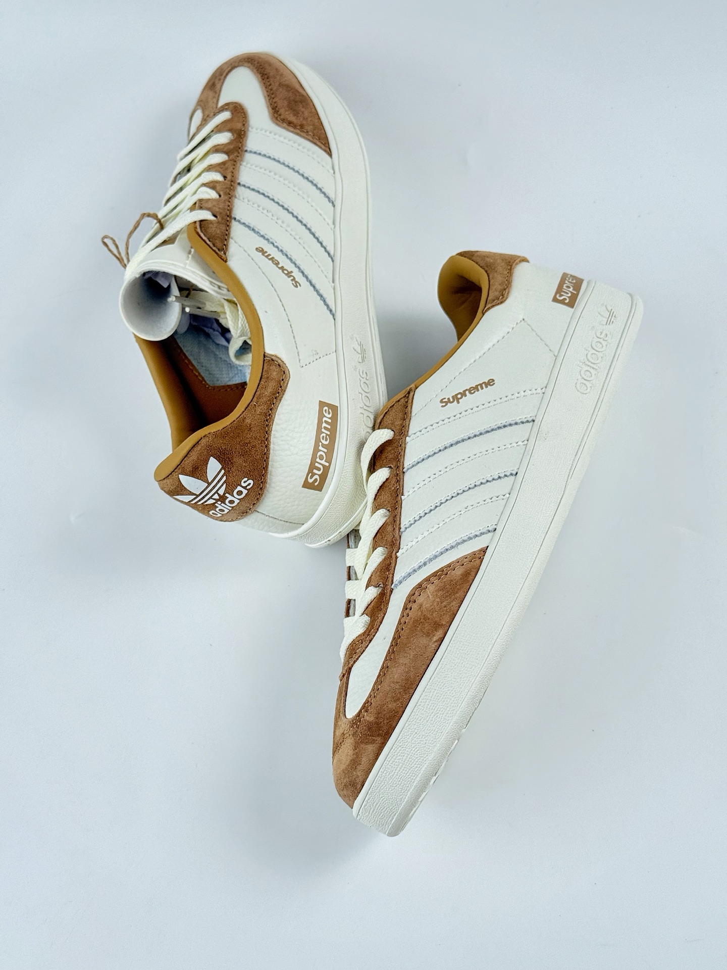 adidas Originals Gazelle INdoor x superme 三叶草休闲防滑耐磨低帮板鞋 DD6606