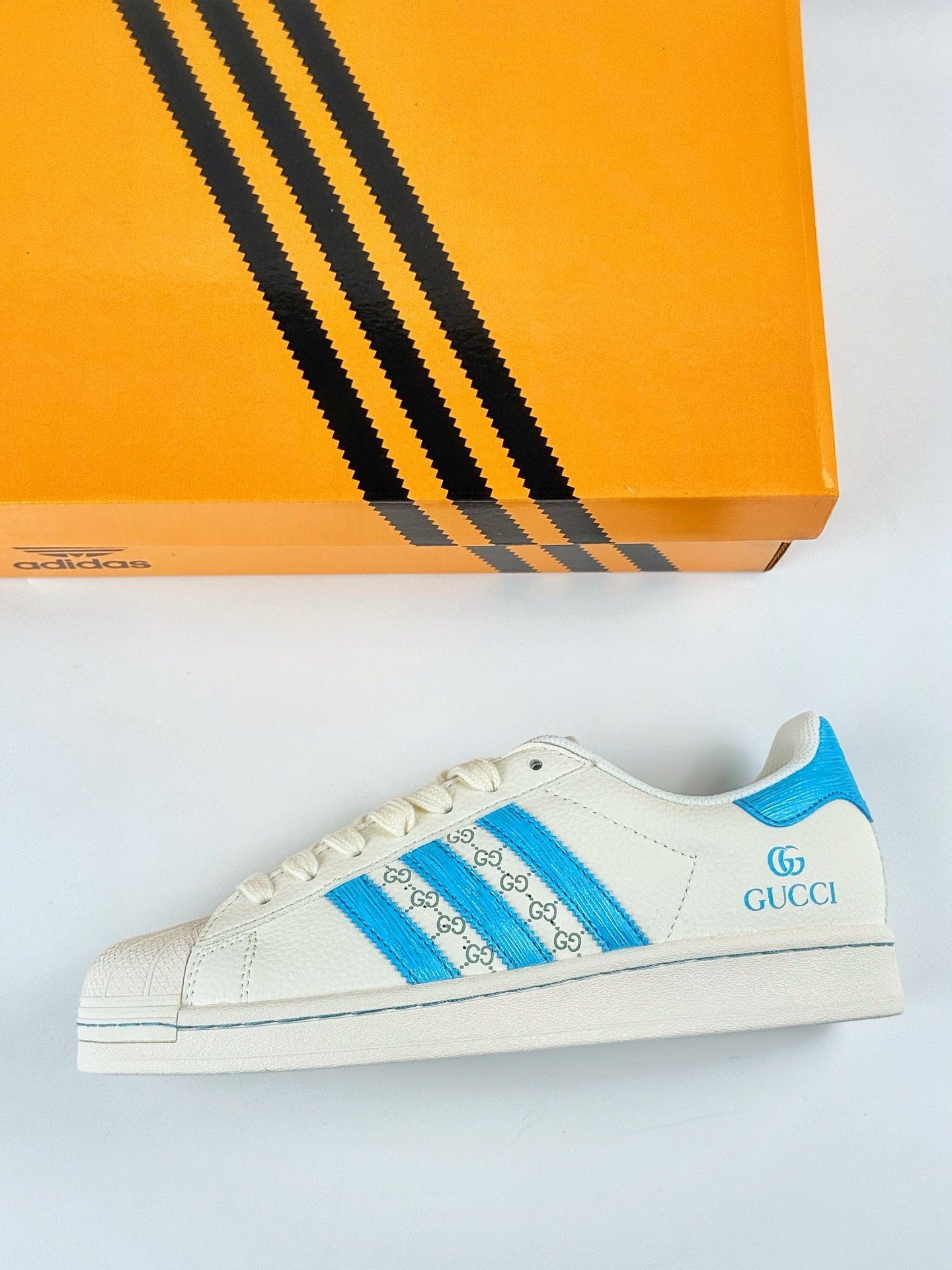 AD Originals Superstar x x GUCCI 白蓝 采 HS3072