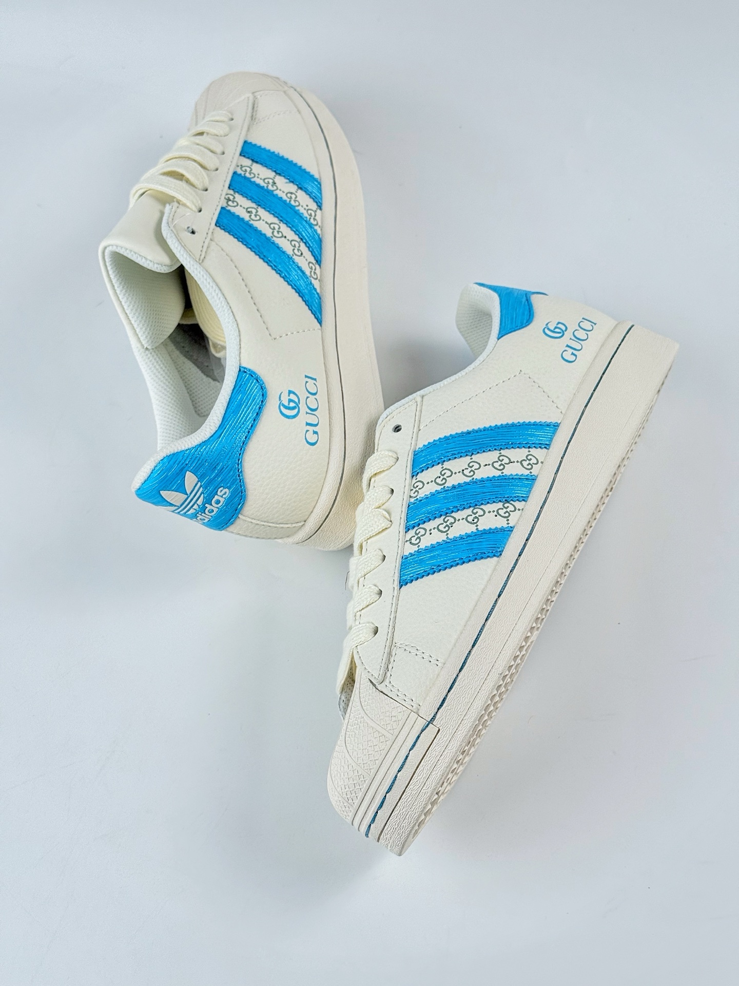 AD Originals Superstar x x GUCCI 白蓝 采 HS3072