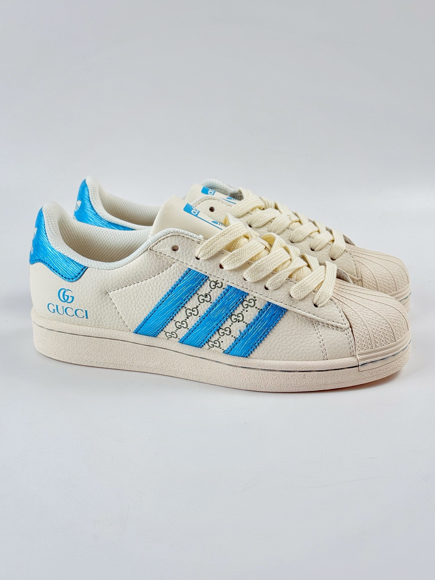 AD Originals Superstar x x GUCCI 白蓝 采 HS3072