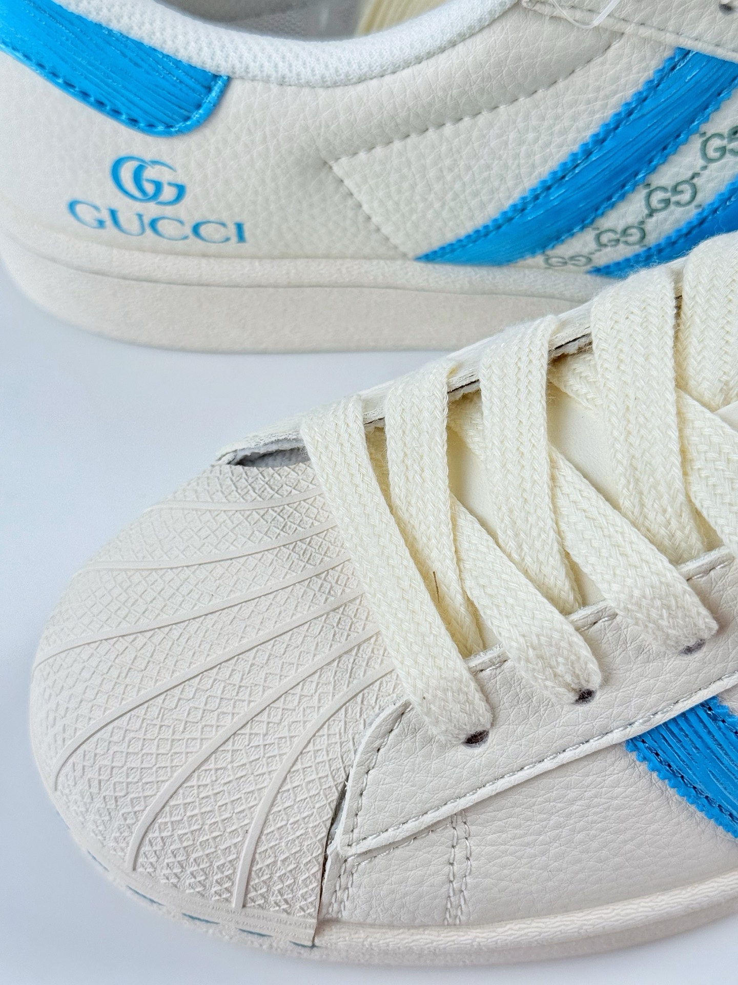 AD Originals Superstar x x GUCCI 白蓝 采 HS3072