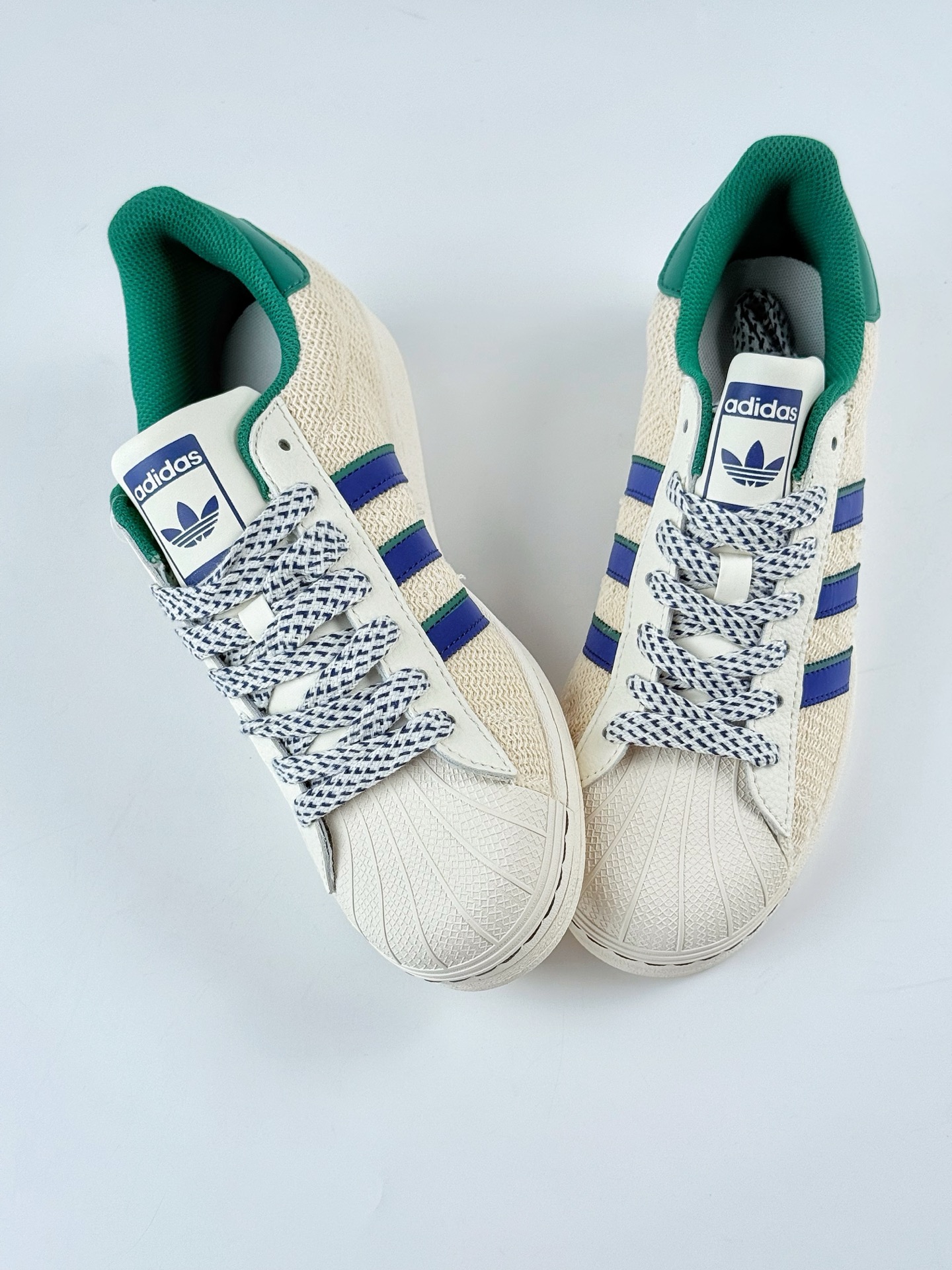 AD Originals Superstar x Supreme 白蓝绿满天星 HS3071