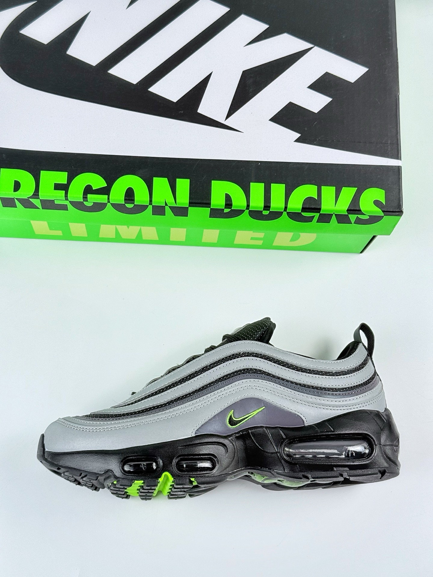 Division Street x Nike Air Max 95/97 复刻灰黑 纯原版本 复古休闲跑步鞋 IM2174-001