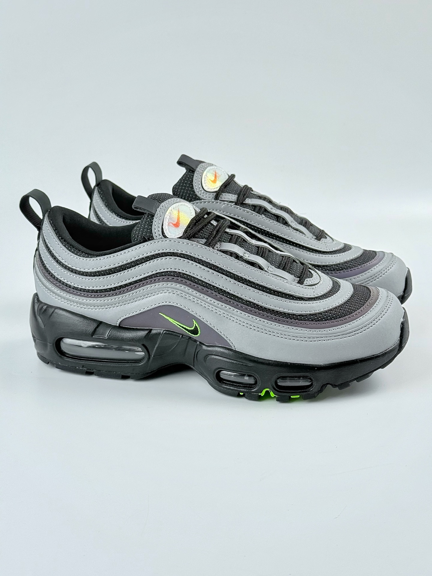 Division Street x Nike Air Max 95/97 复刻灰黑 纯原版本 复古休闲跑步鞋 IM2174-001