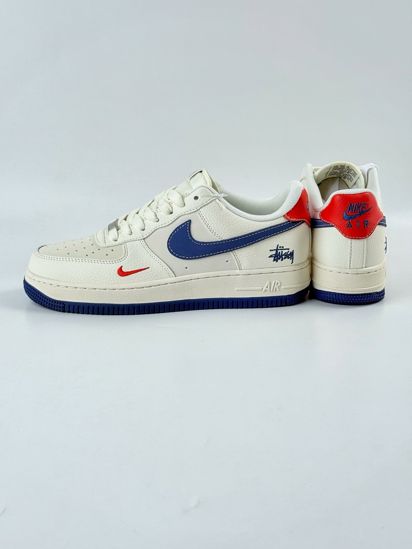 Nike Air Force 1 Low 07 x Stussy 白蓝红小勾 JJ2508-716