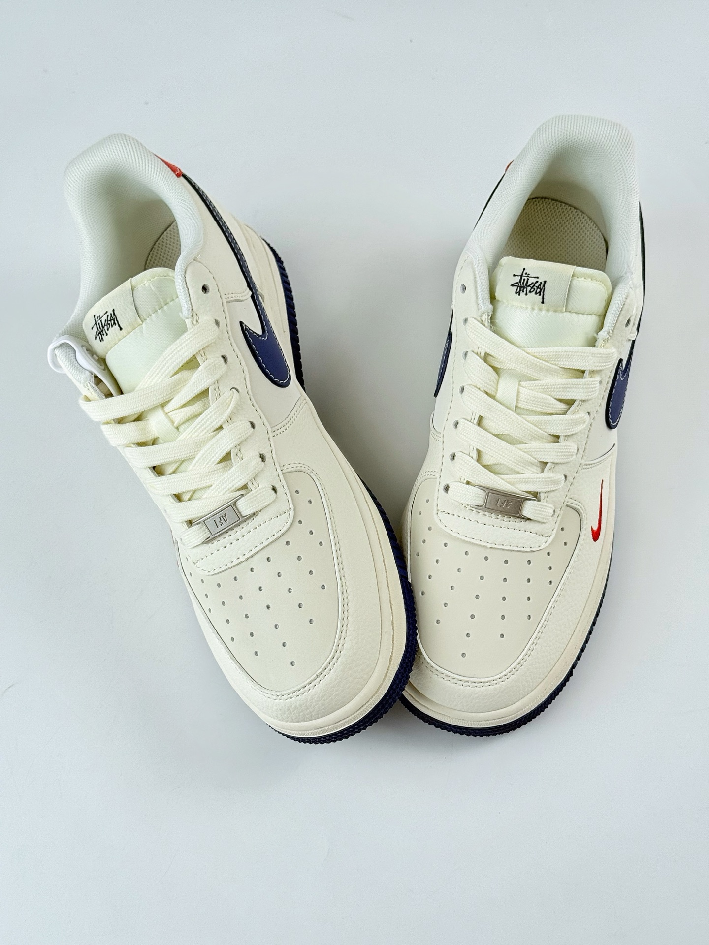 Nike Air Force 1 Low 07 x Stussy 白蓝红小勾 JJ2508-716