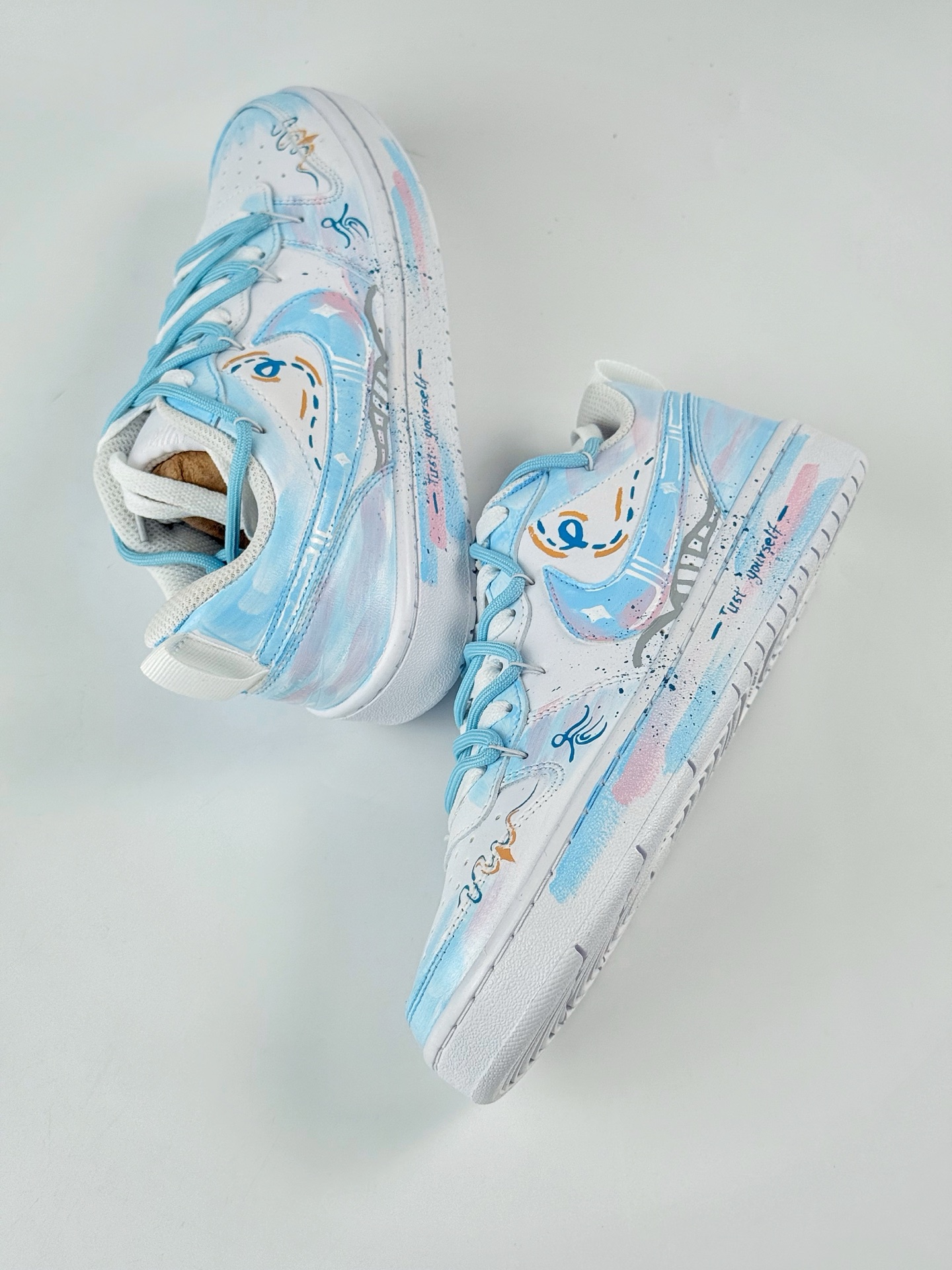 NIKE Court Borough Low 2 FP 白蓝 休闲运动板鞋 BQ5448-215
