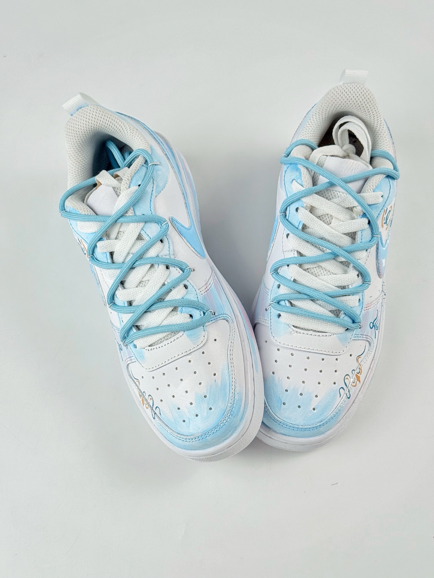 NIKE Court Borough Low 2 FP 白蓝 休闲运动板鞋 BQ5448-215