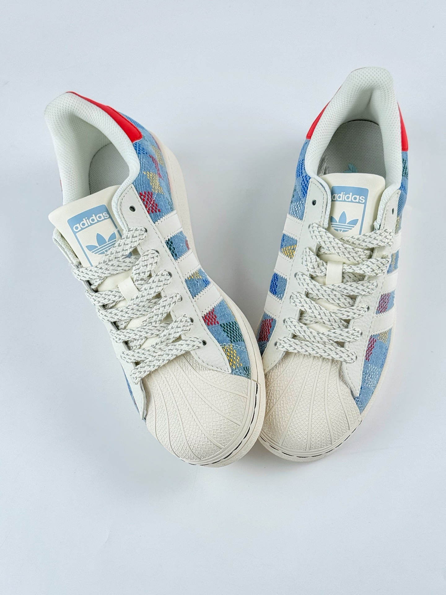 AD Originals Superstar x Louis Vuitton 蓝白红满天星 HS3079