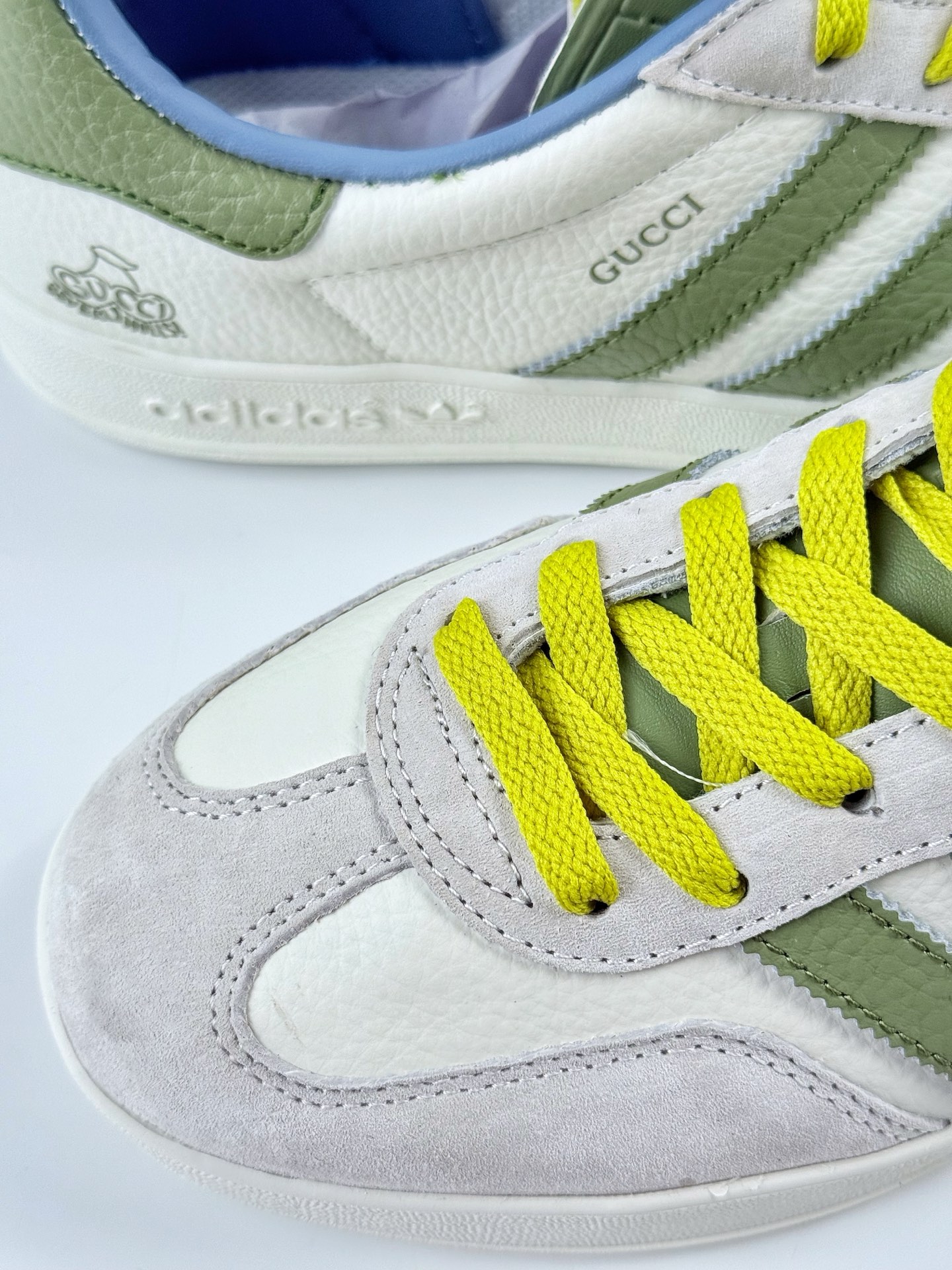 adidas Originals Gazelle INdoor x GUCCI 三叶草休闲防滑耐磨低帮板鞋 DD6607