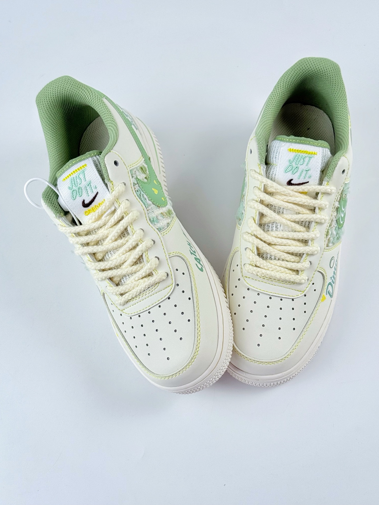 Nike Air Force 1 Low 07 x Just Do It 白绿 FJ7740-110