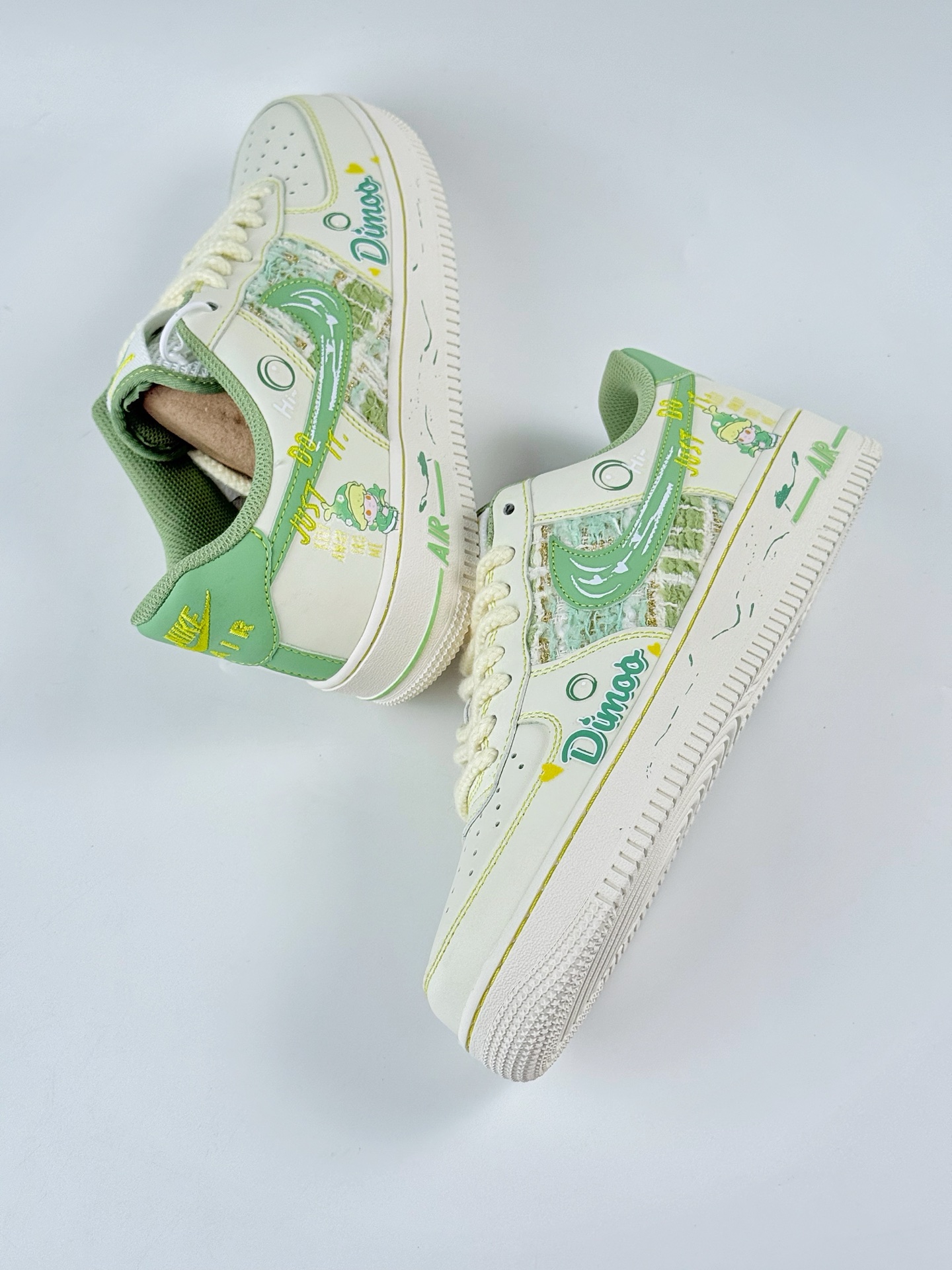 Nike Air Force 1 Low 07 x Just Do It 白绿 FJ7740-110