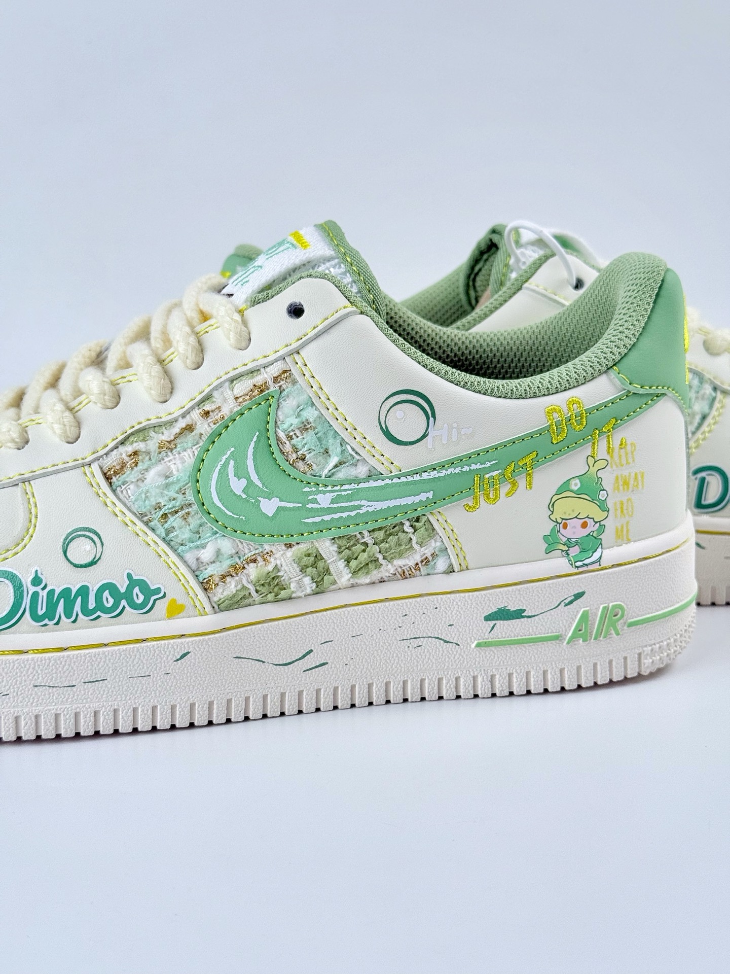 Nike Air Force 1 Low 07 x Just Do It 白绿 FJ7740-110
