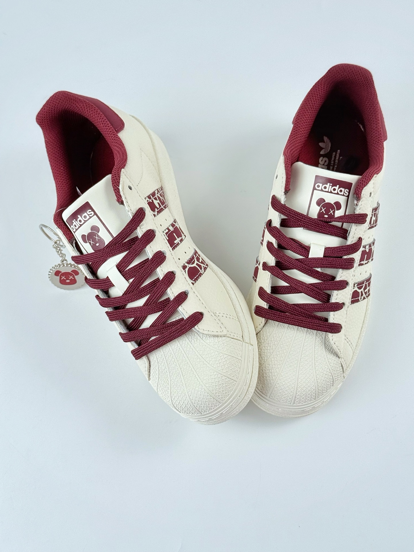 220 AD Originals Superstar 小熊 白酒红 AD8011