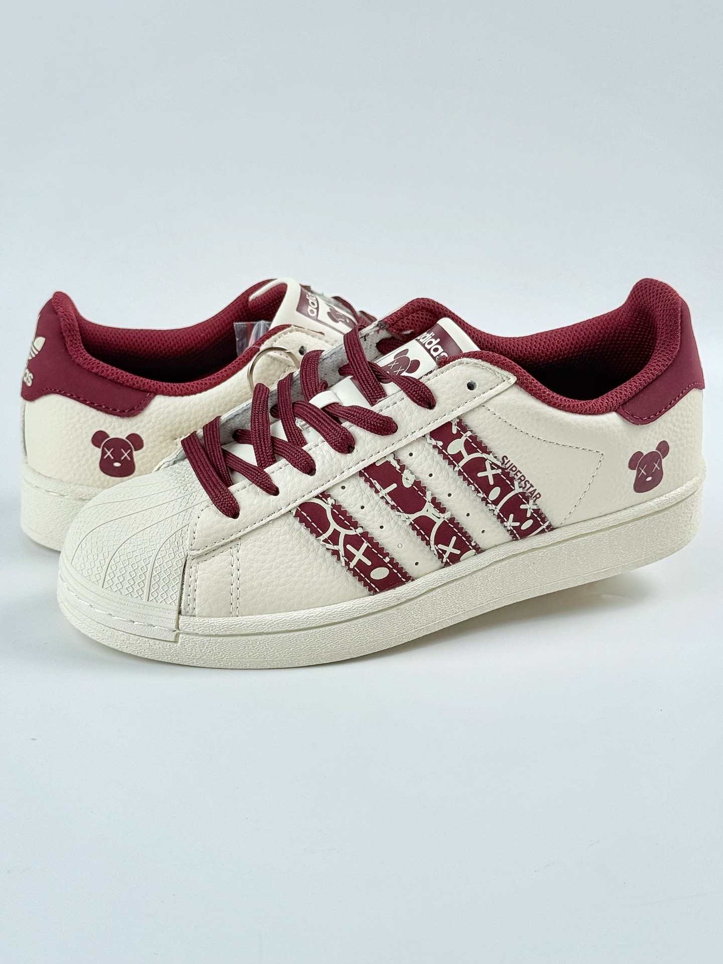 220 AD Originals Superstar 小熊 白酒红 AD8011