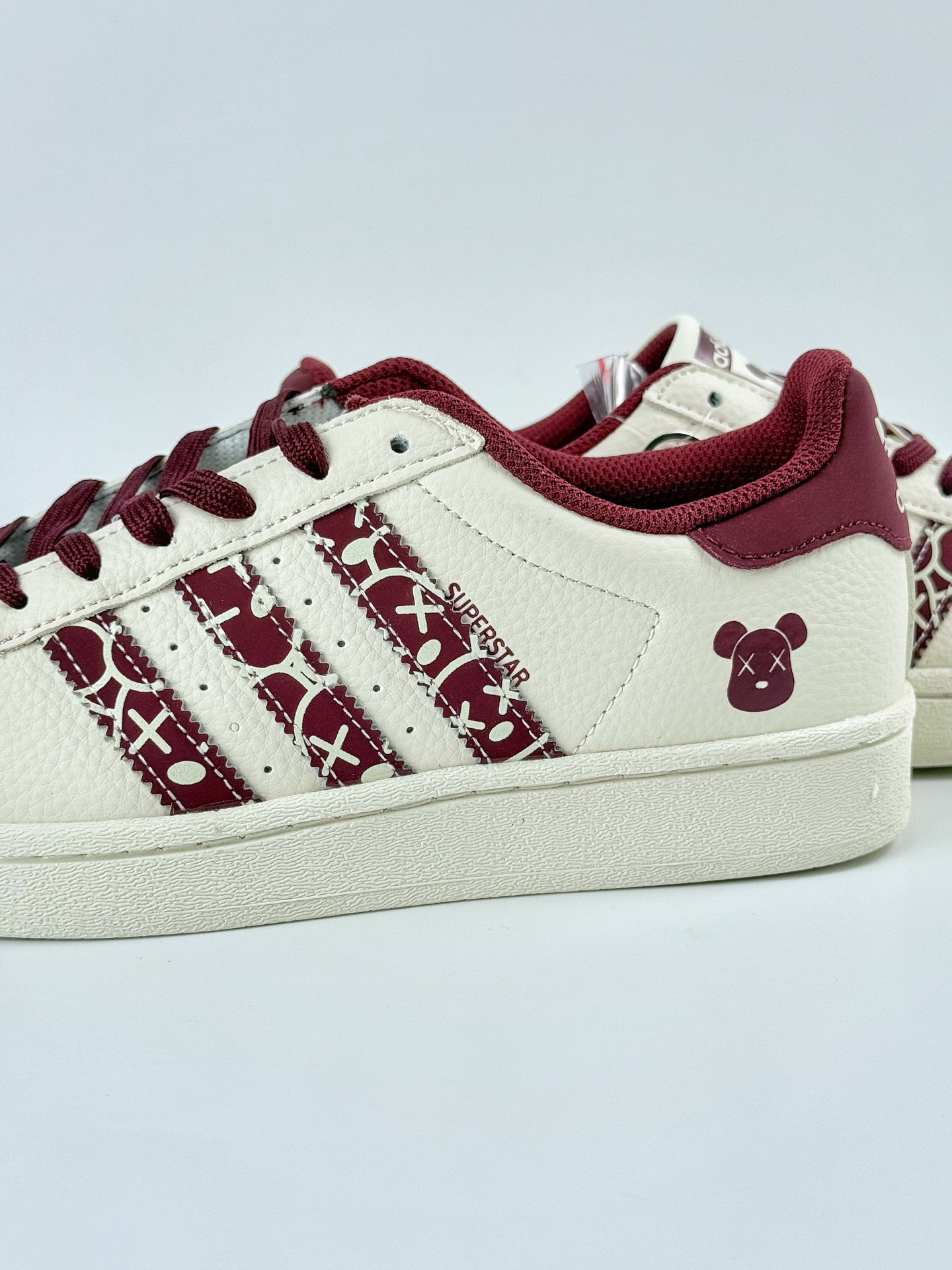 220 AD Originals Superstar 小熊 白酒红 AD8011