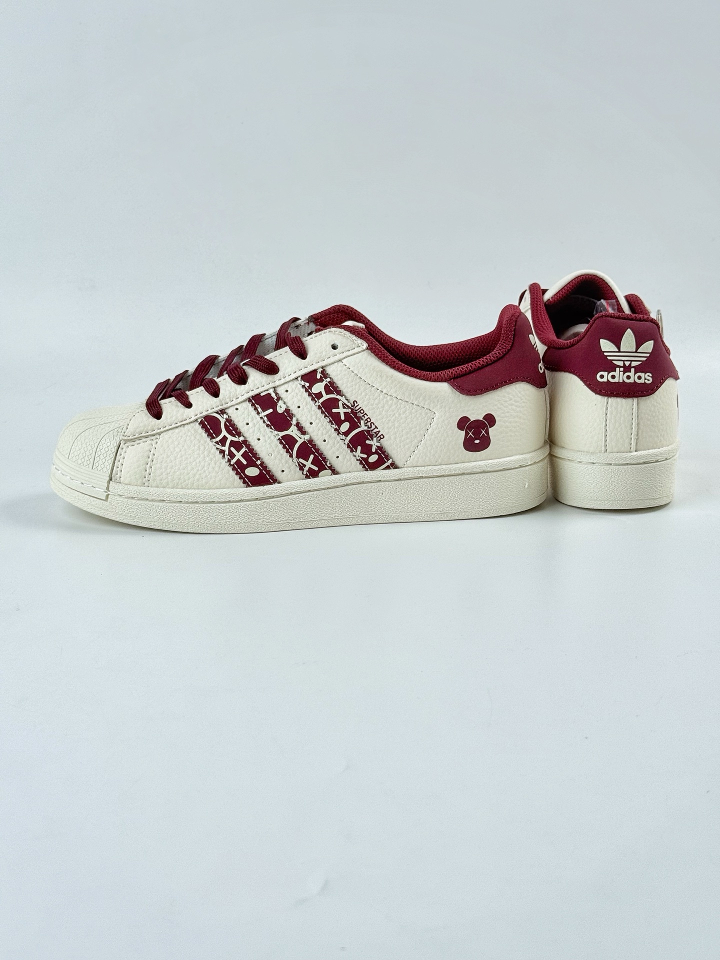 220 AD Originals Superstar 小熊 白酒红 AD8011