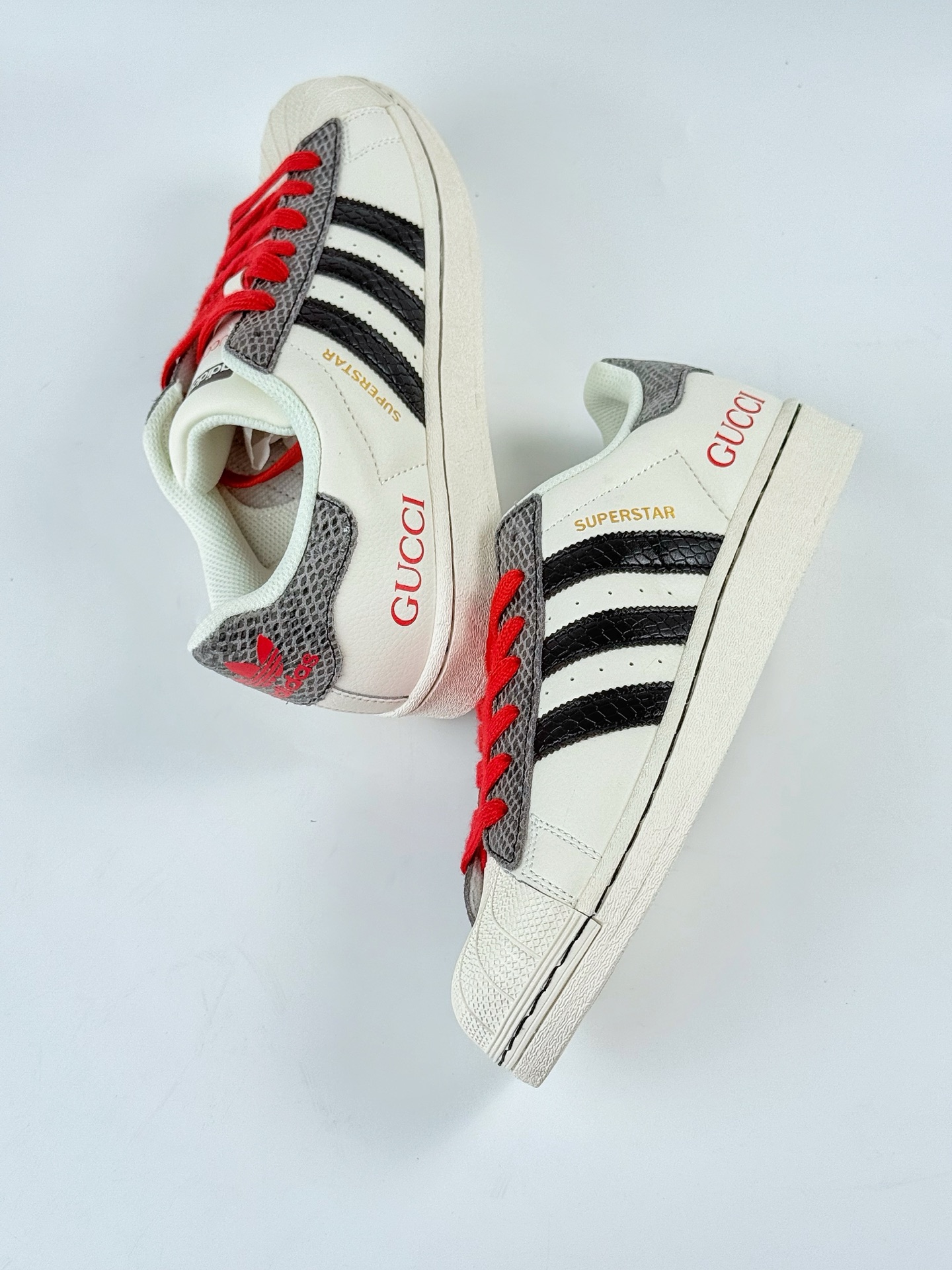 AD Originals Superstar x GUCCI 白黑红 JP9969